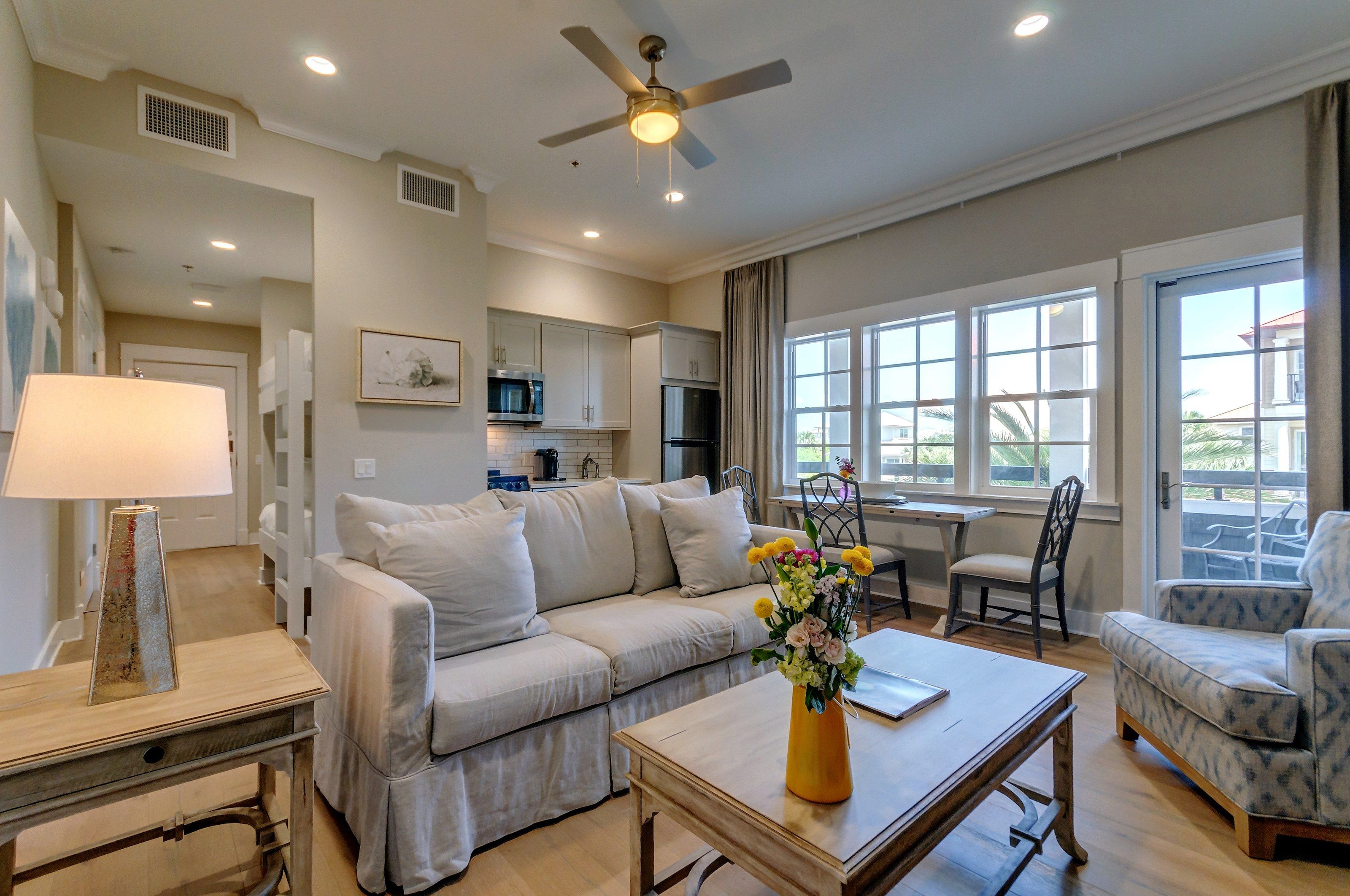 image Relax and unwind in the cozy living room.