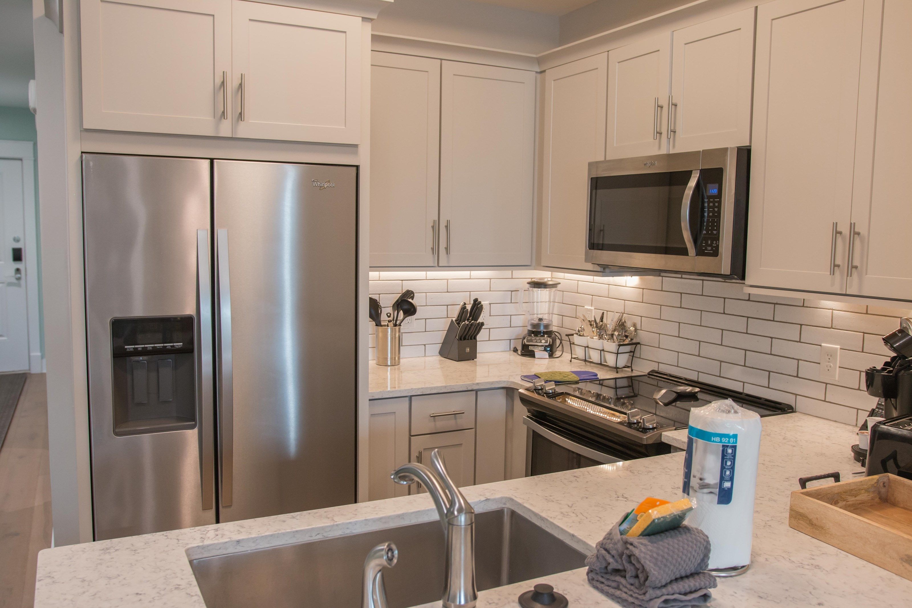 image Curb your appetite by cooking a meal in your kitchen.