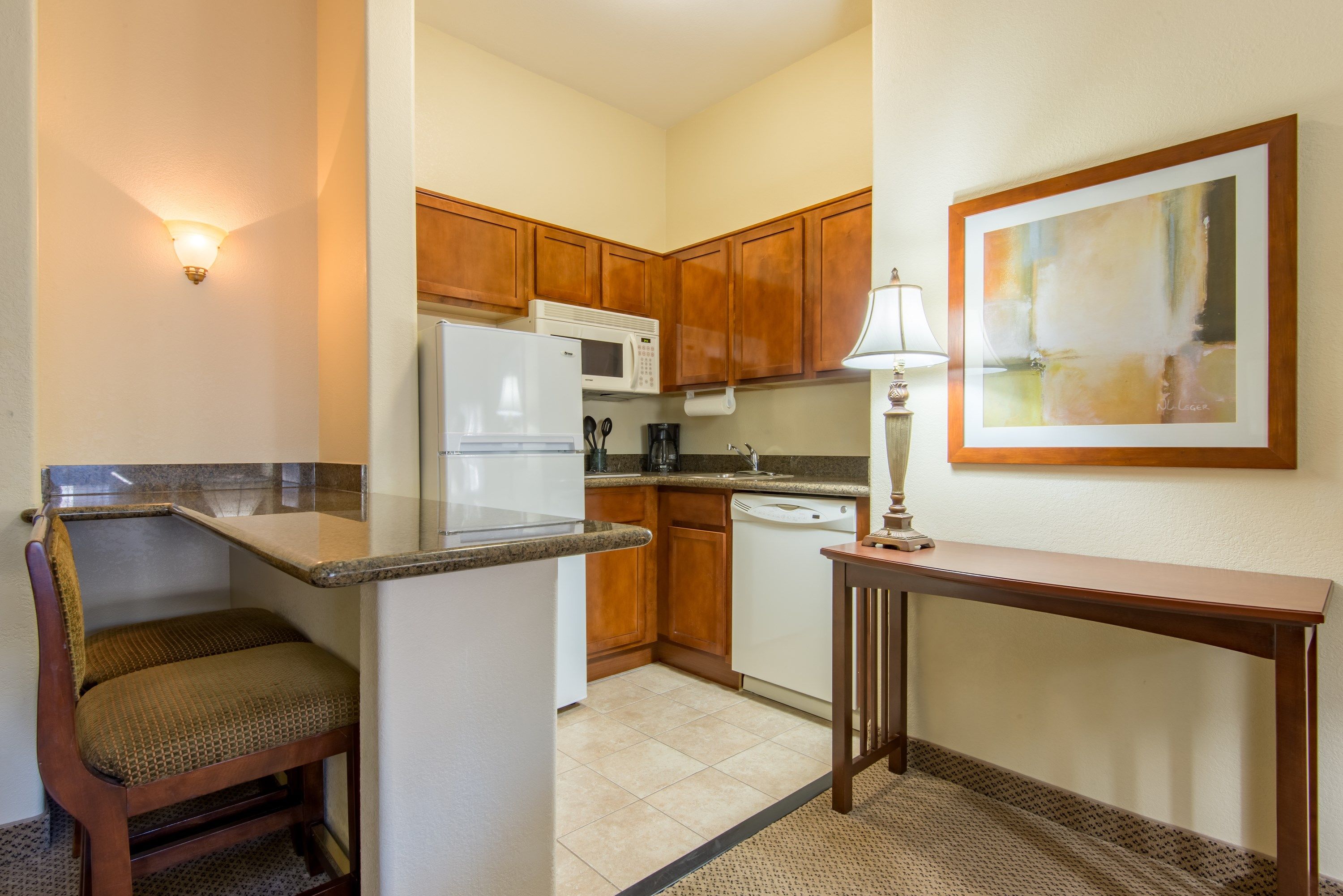 image Hungry? Grab a snack in your kitchenette!