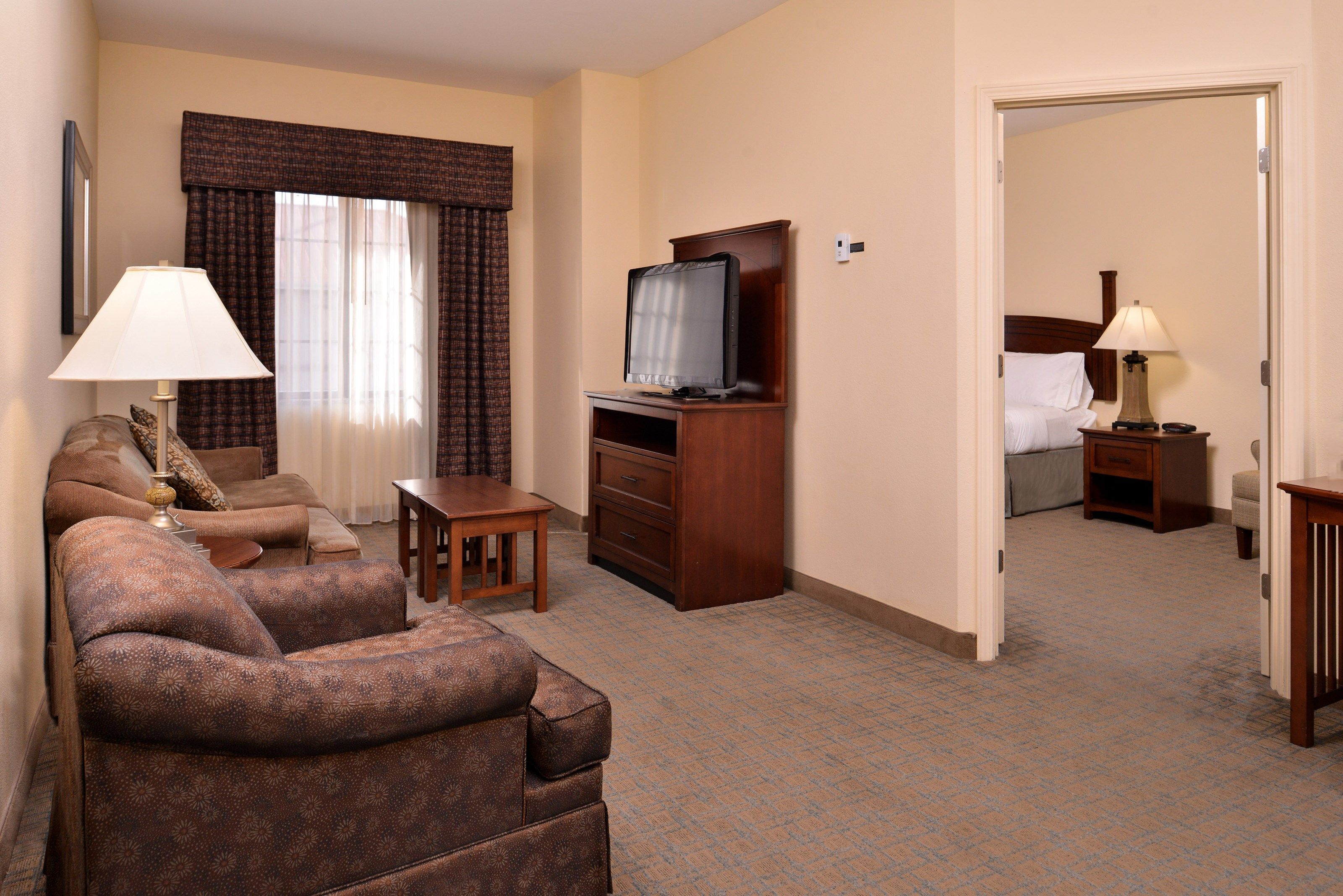 image Enjoy TV in the living space.
