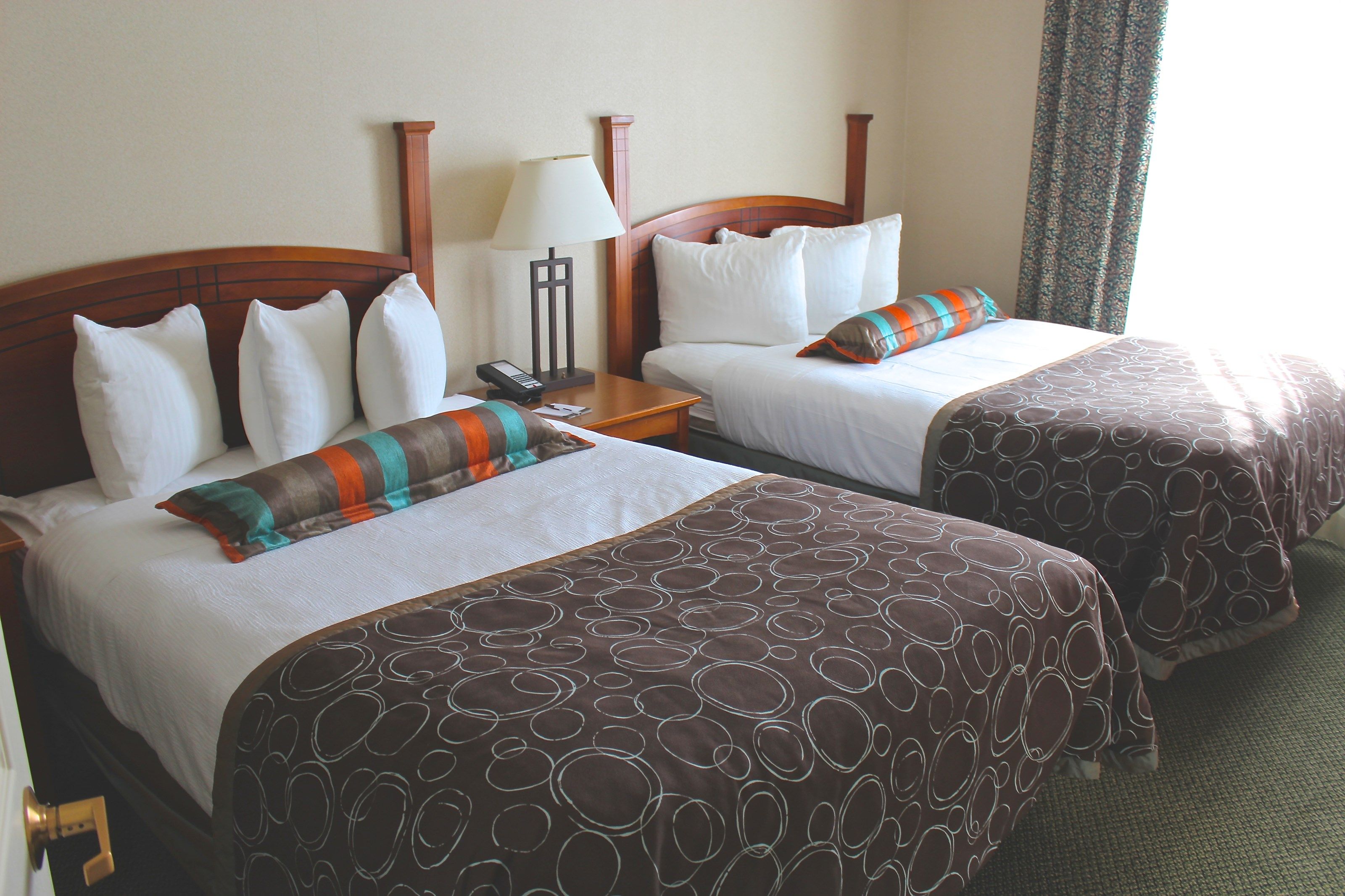 image Fall asleep in the comfy double beds.