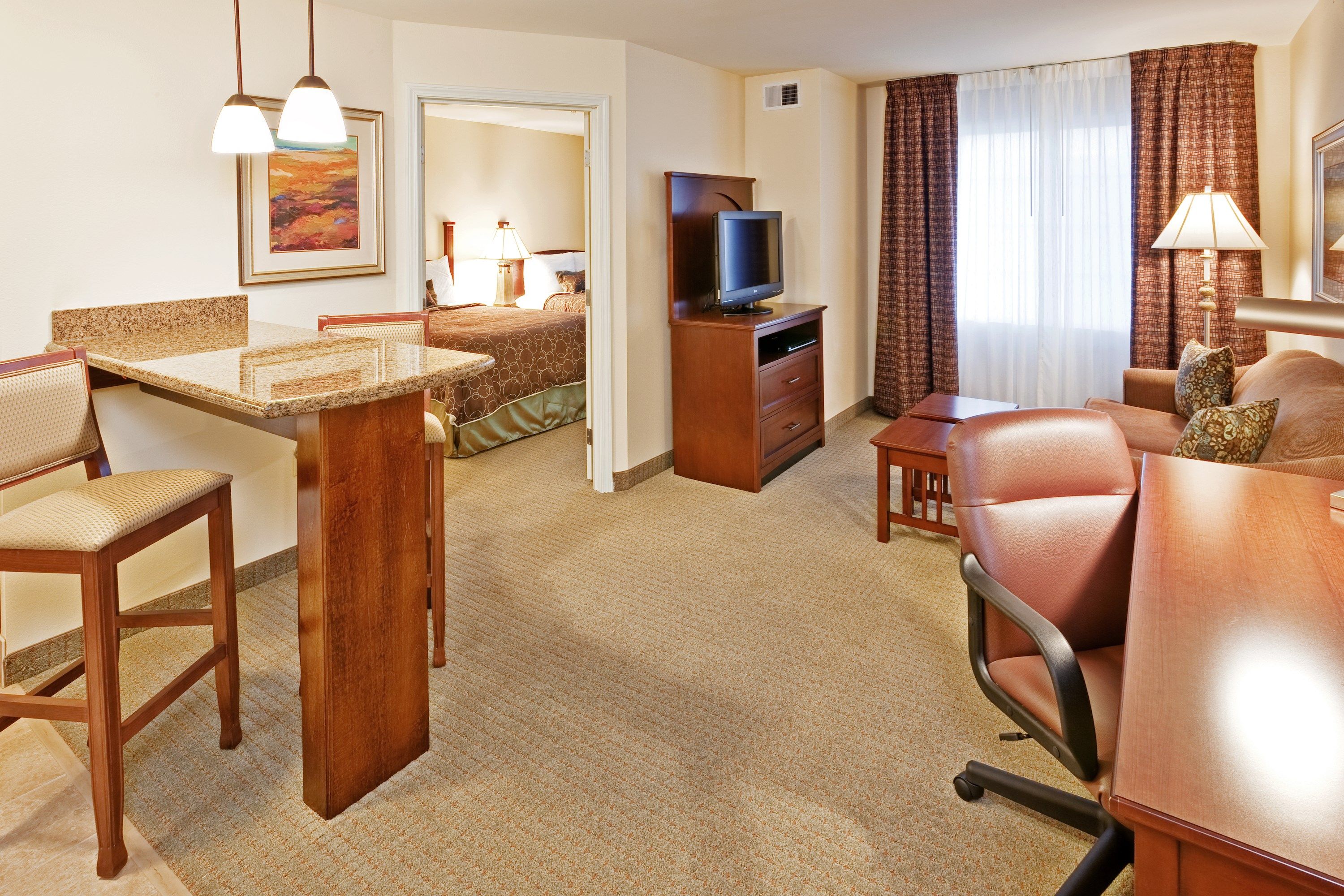 image Enjoy the warm and cozy decor.