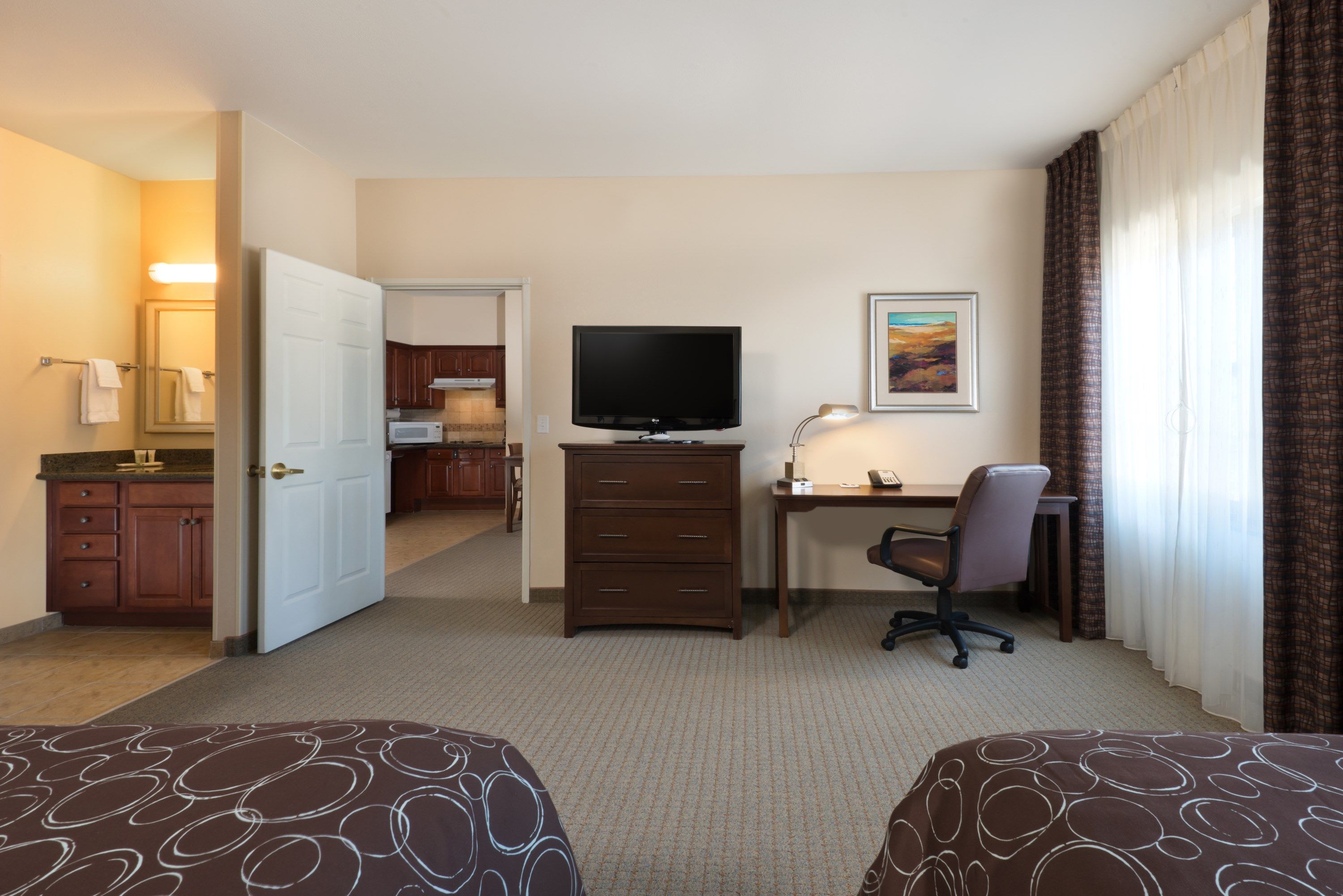 image Get a peaceful night sleep in our cozy bedroom.