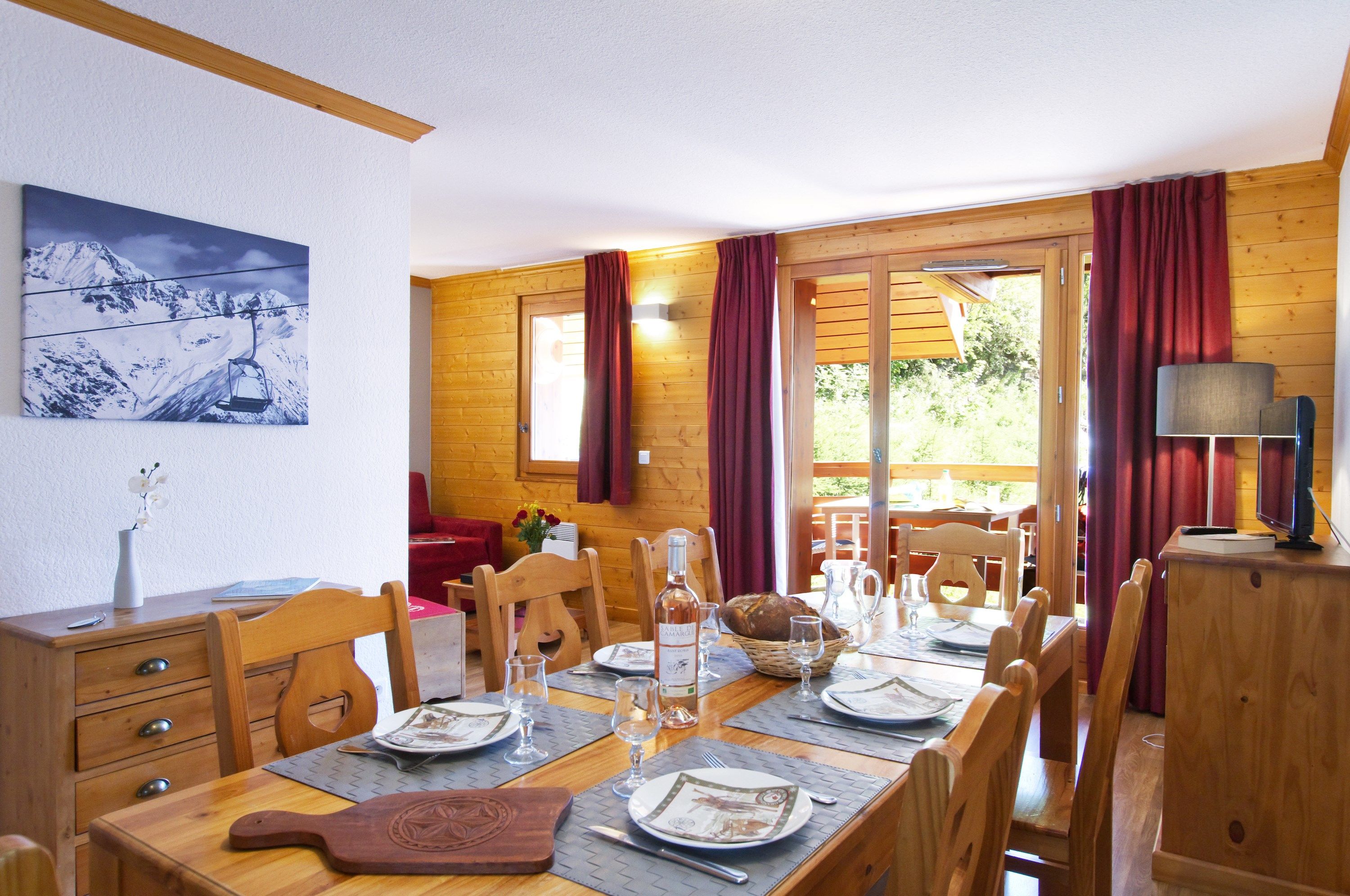 image Enjoy a delicious meal around the dining table.
