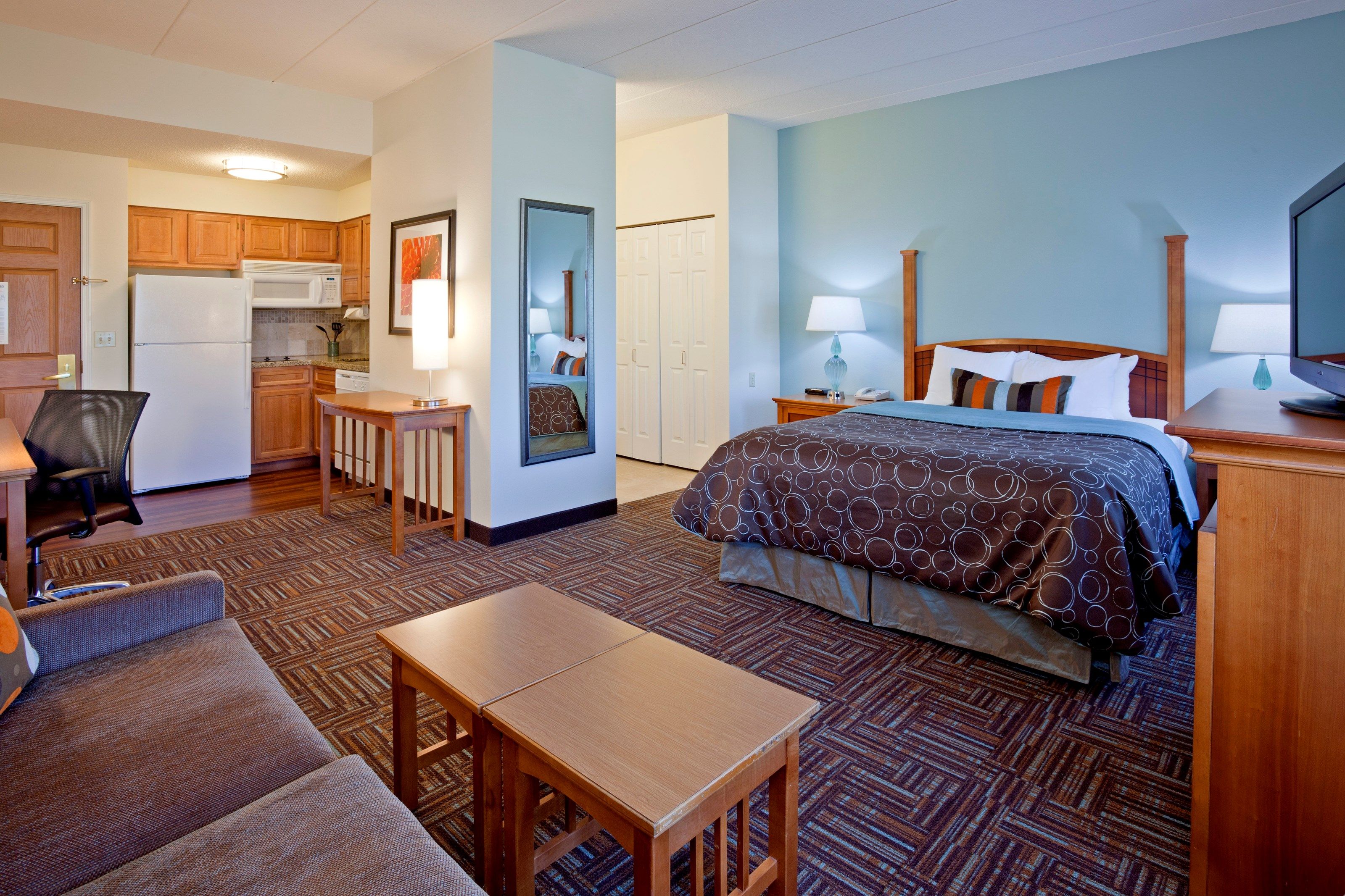 image Get a peaceful night sleep in our cozy studio.