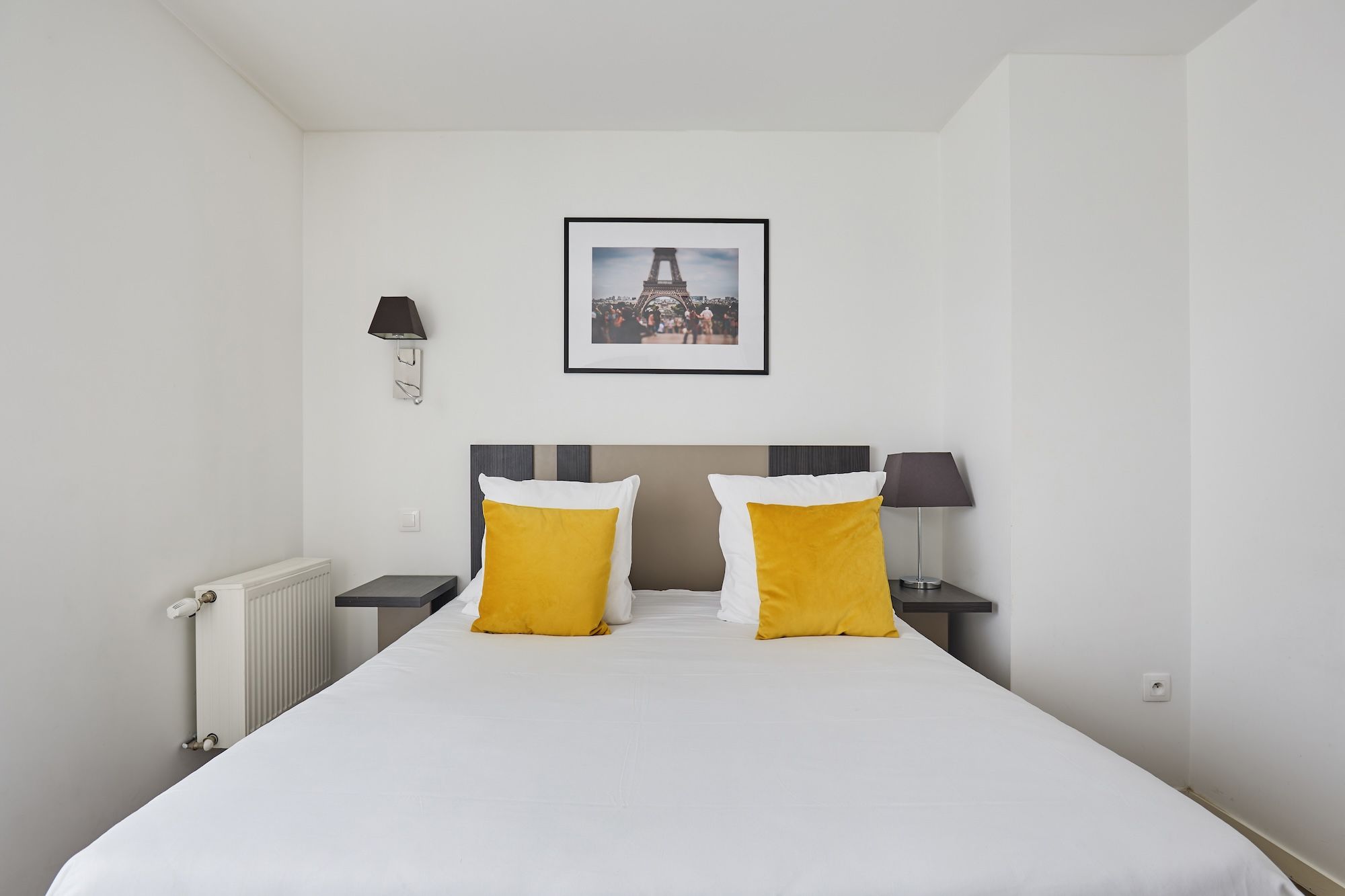 image Drift to sleep in a comfortable bed after a wonderful day outside.