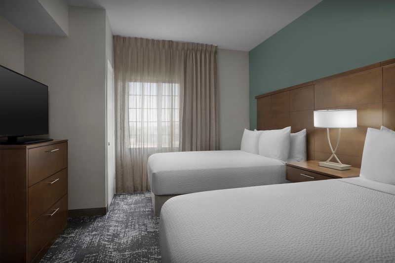 image Bedroom with two comfortable double beds.