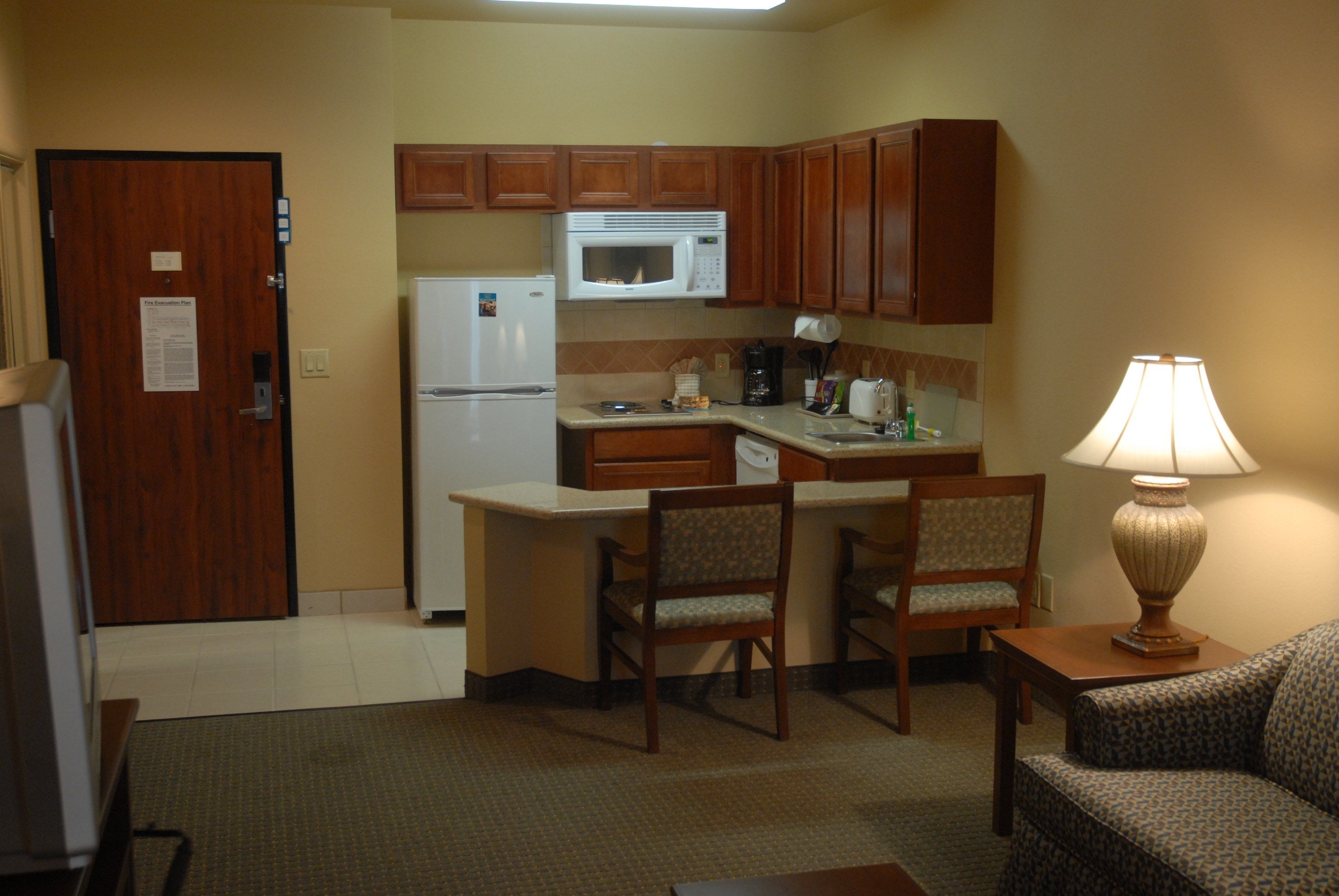 image Prepare a meal in the equipped kitchen.