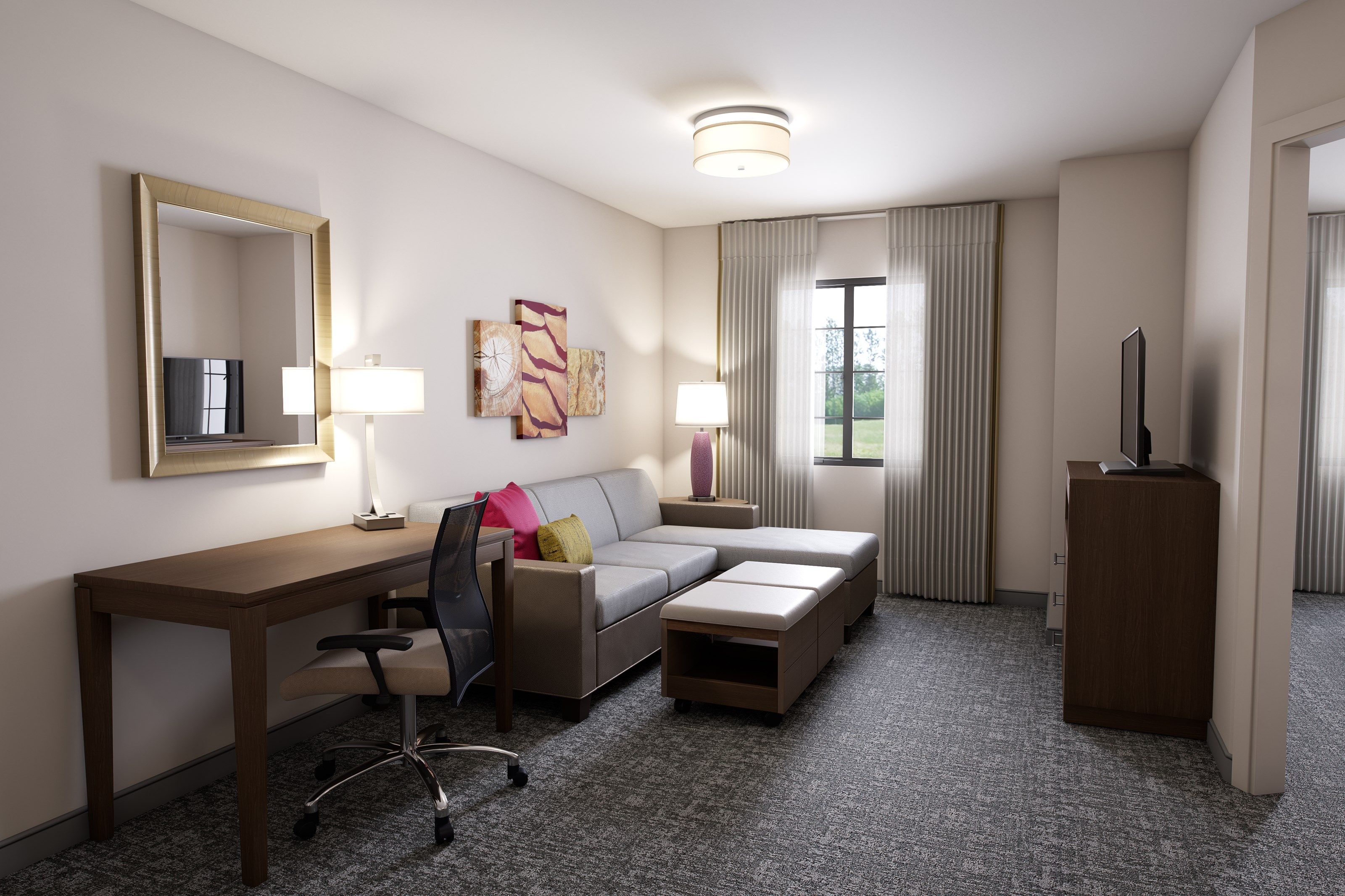 image Enjoy the warm and cozy decor.