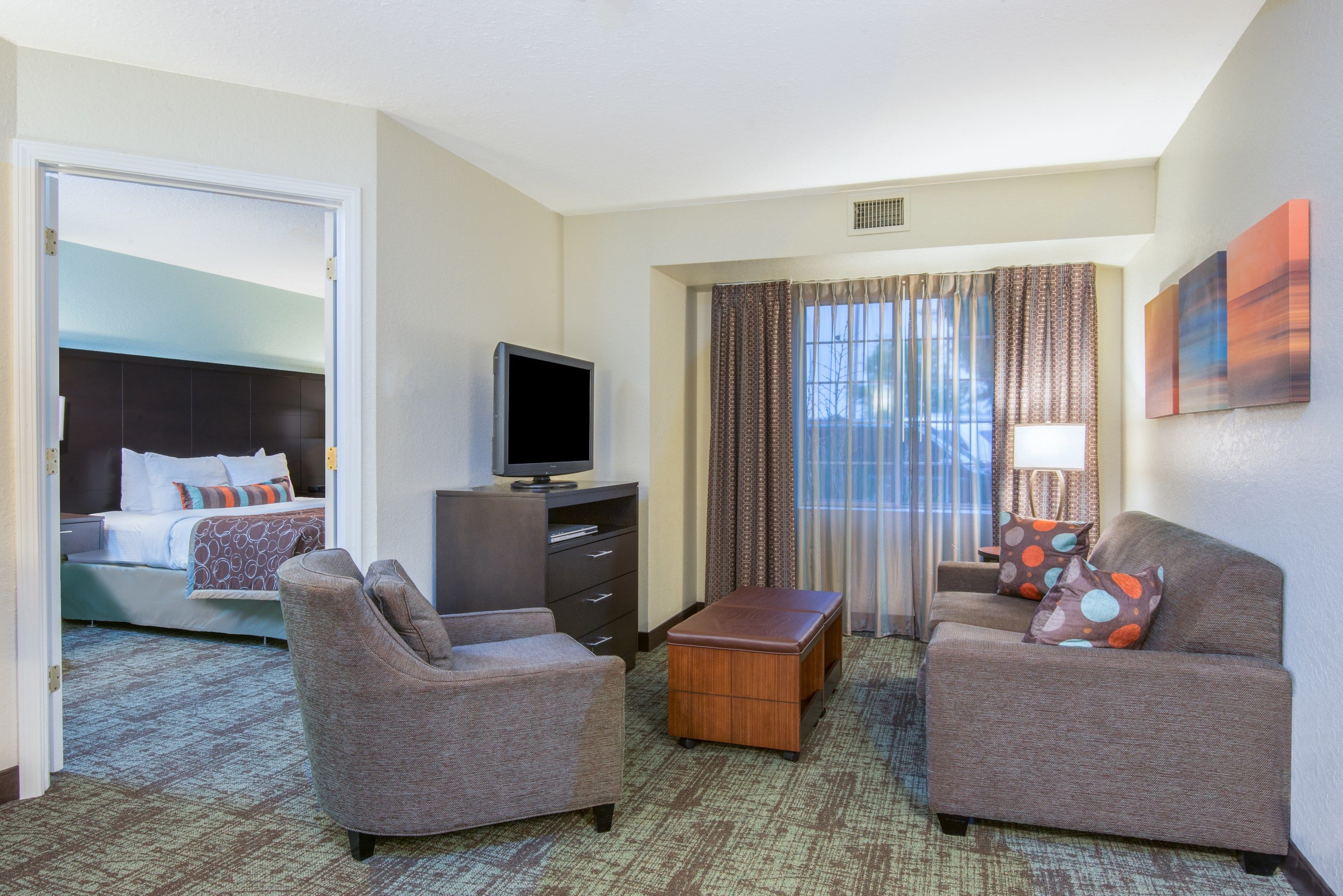 image Relax and unwind in the cozy living room.
