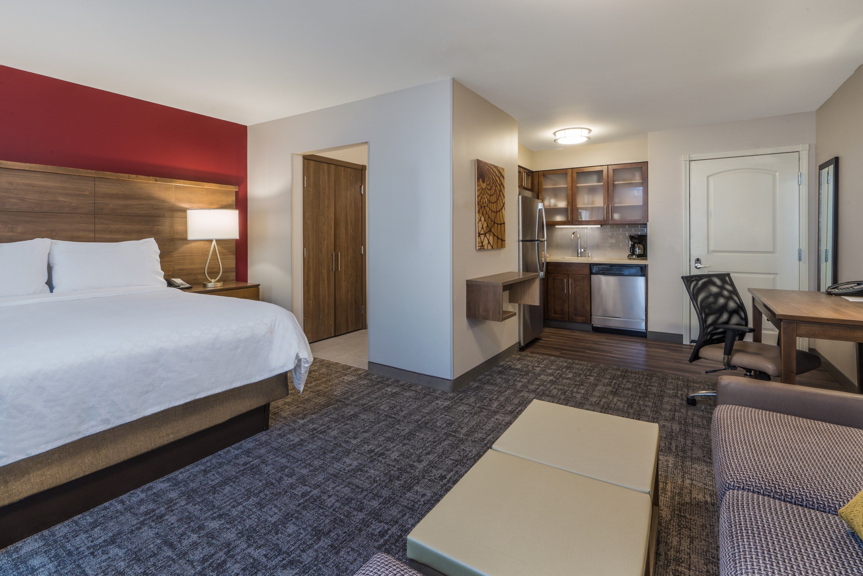 image Drift to sleep in a comfortable bed after a wonderful day outside.