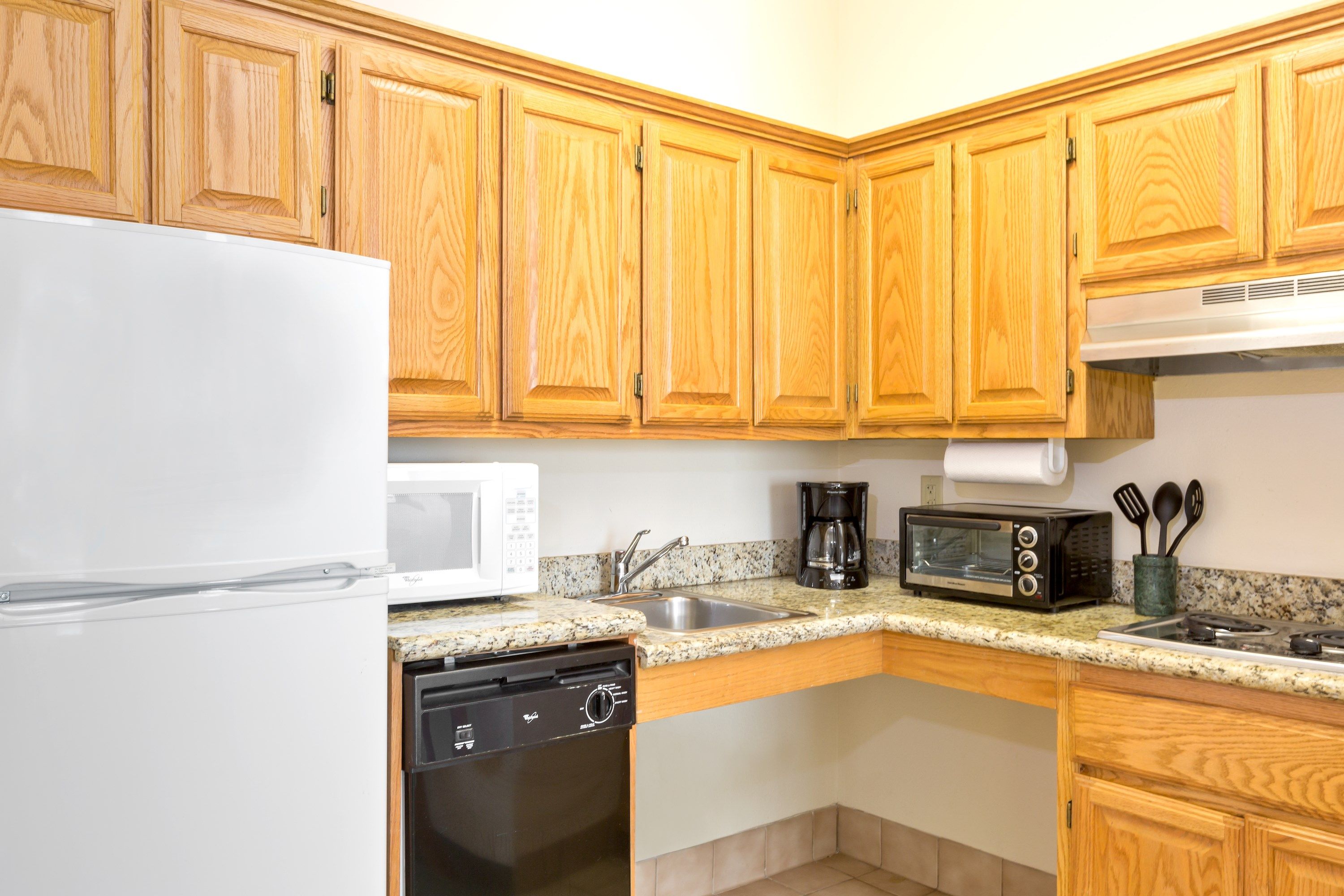 image Make a quick meal in your kitchen.