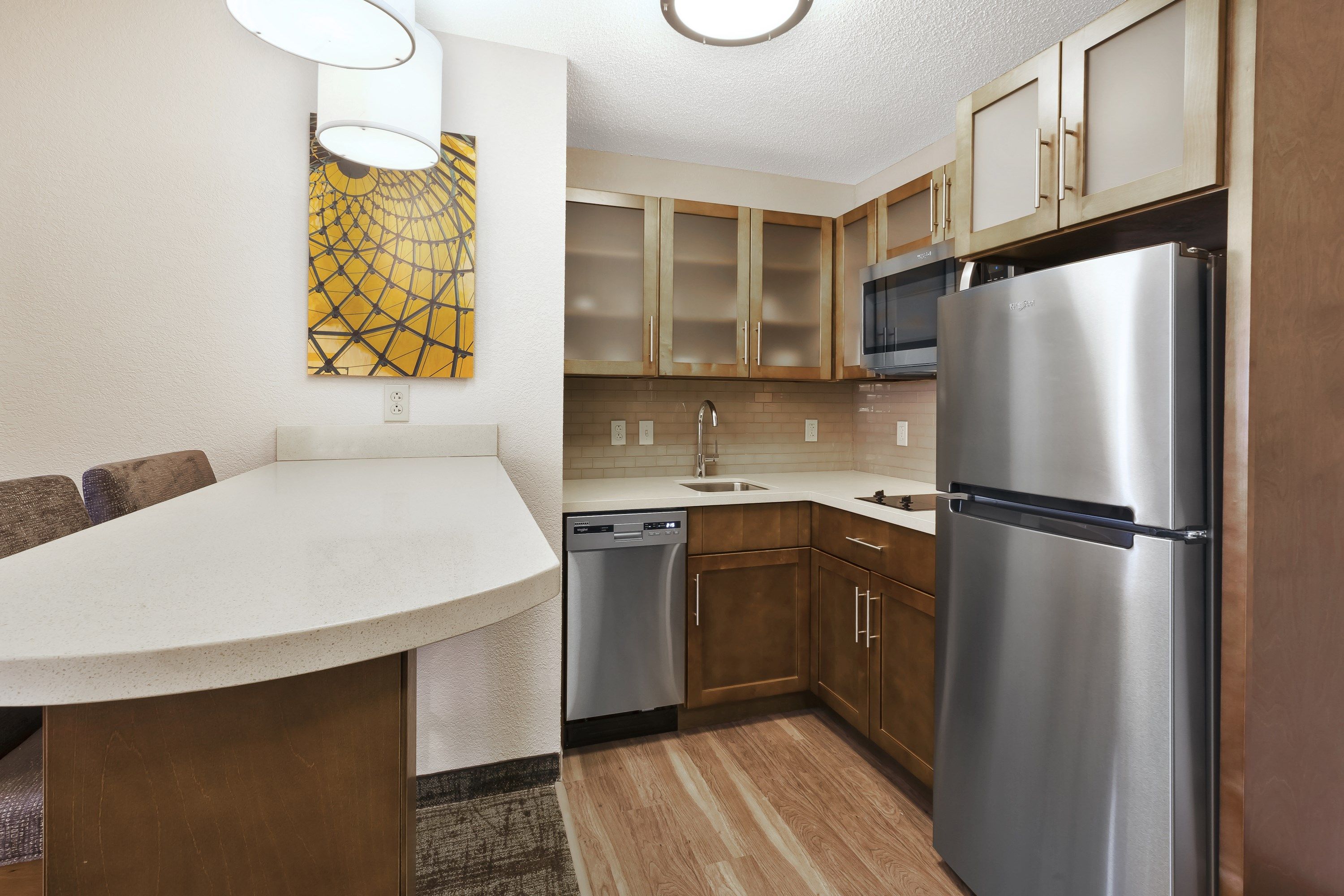 image Make a quick meal in your kitchen.