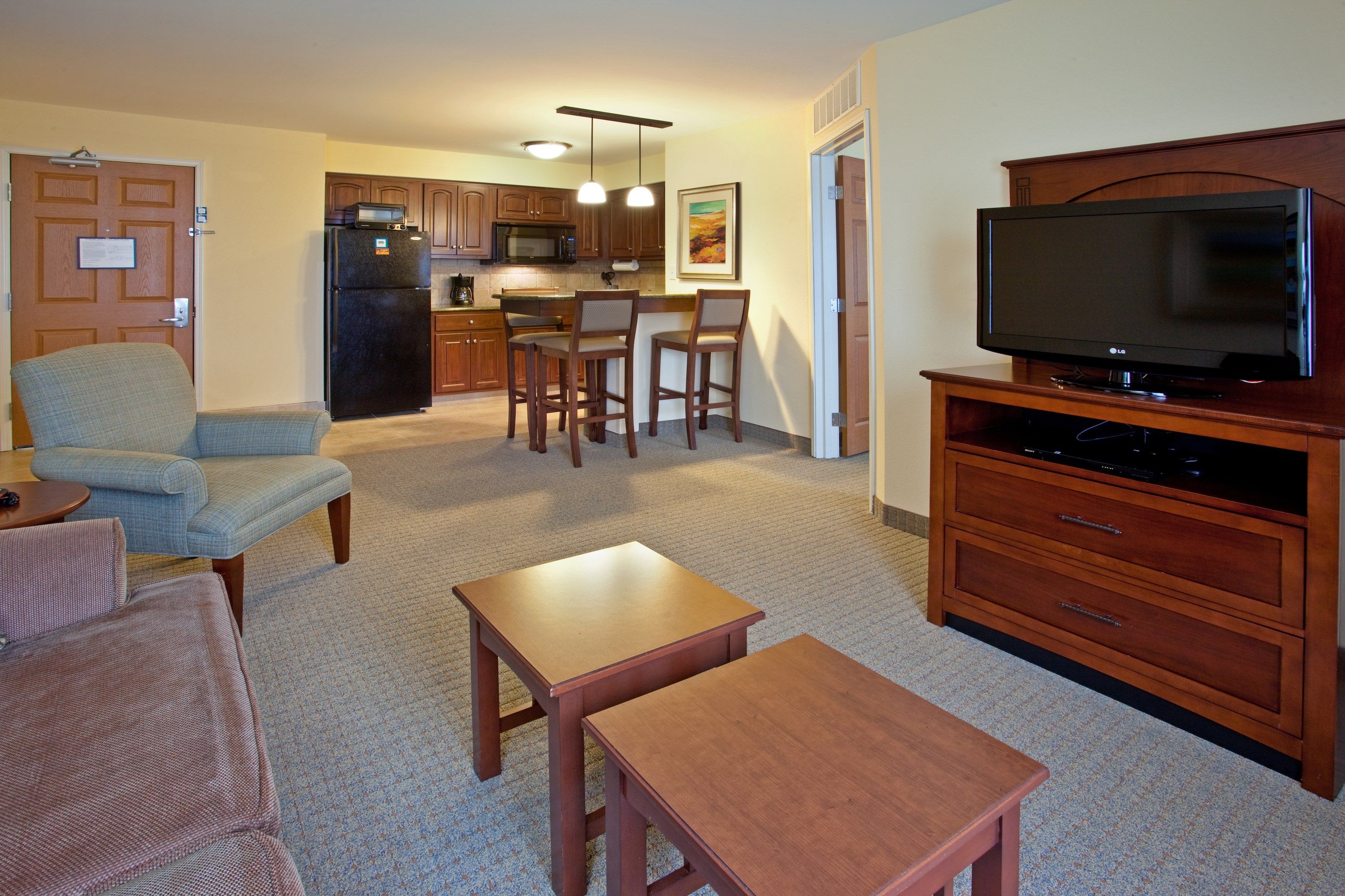 image Relax and unwind in the cozy living room.