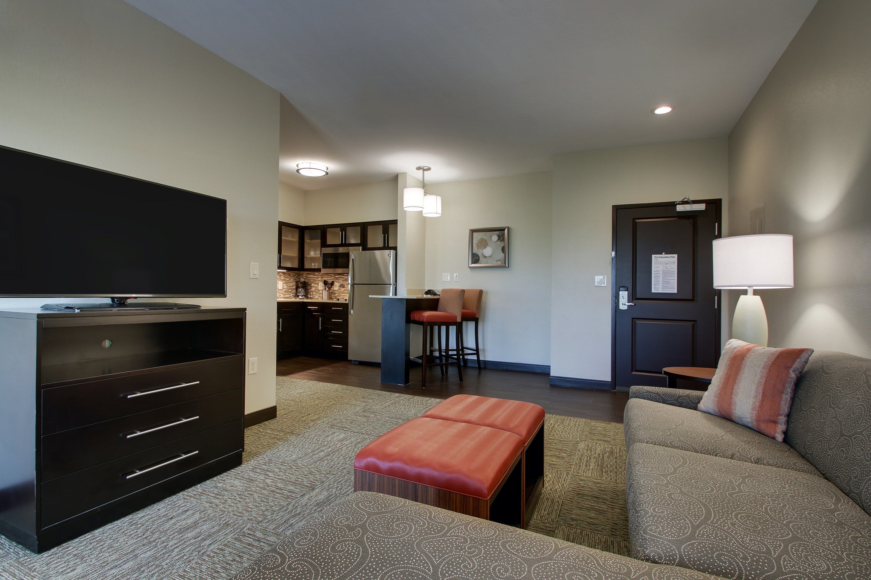 image Snuggle up with a cup of coffee or tea on the comfortable sofa.
