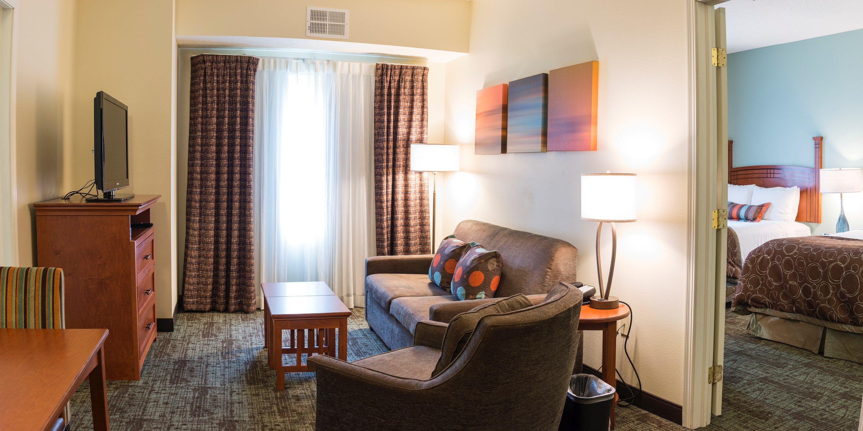 image Relax and unwind in the cozy living room.