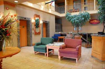 Have a drink while you lounge in the lobby after a long day of exploring Banff.