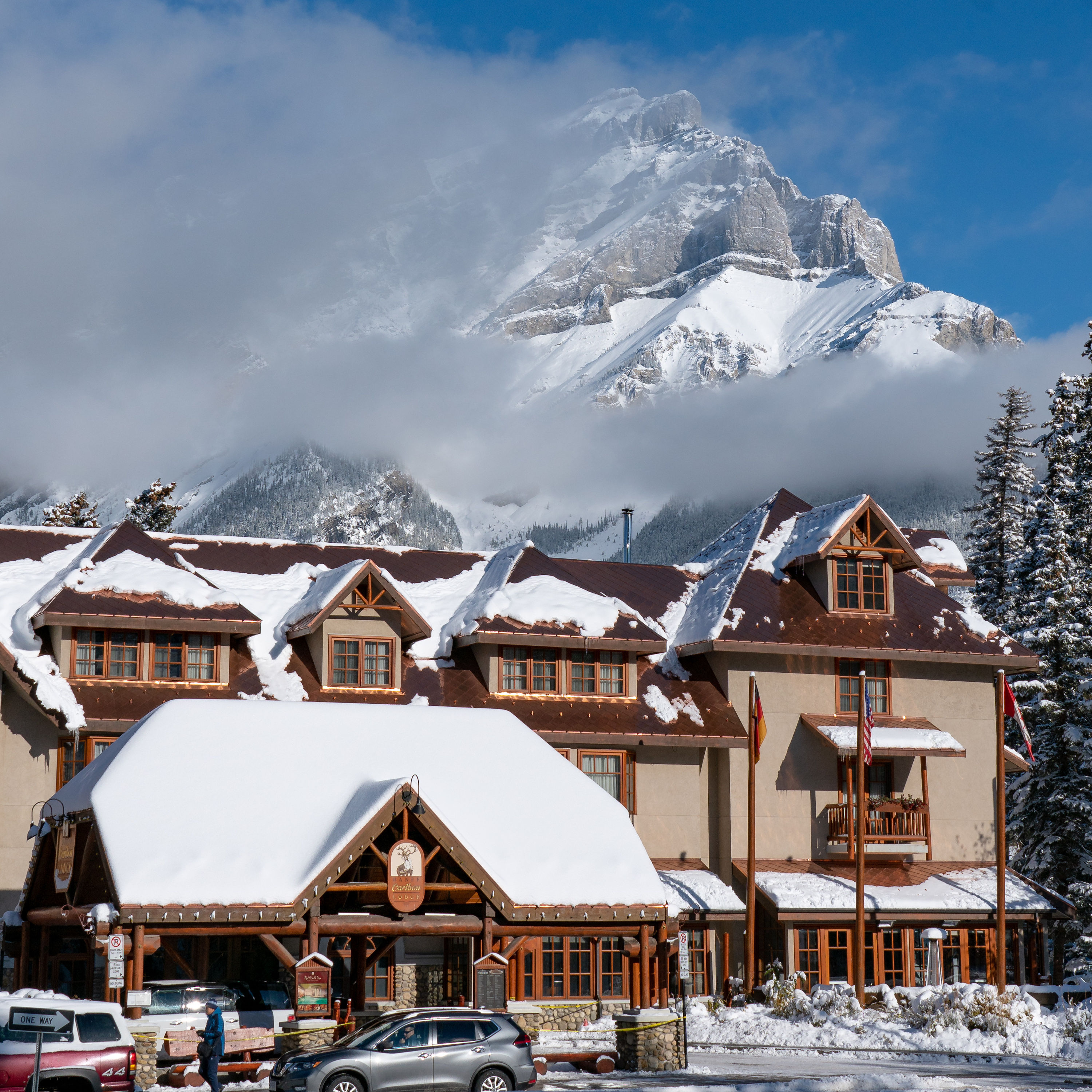 image Circled by the beautiful mountain ranges surrounding Banff.