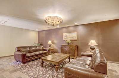 Take a seat in one of the lobbies while your group gets organized.