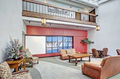 Relax in the luxurious lobby while getting your group organized.