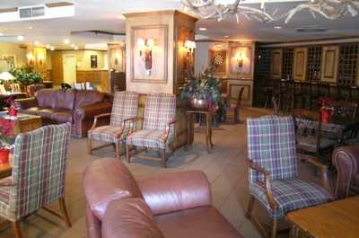 Relax in the lobby while you check-in.