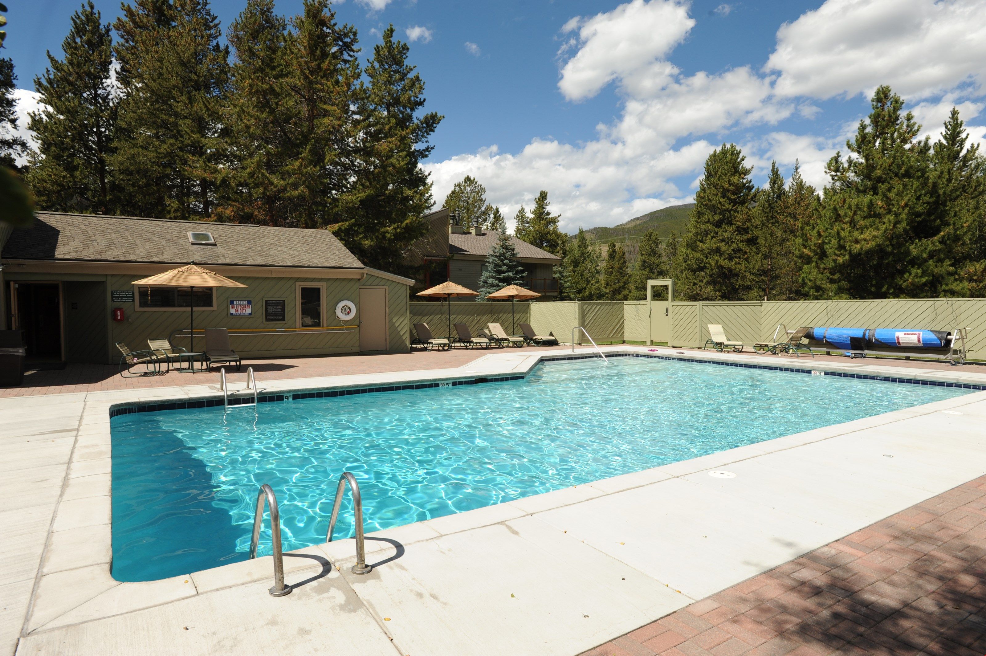 image Take a dip in the glorious outdoor pool.