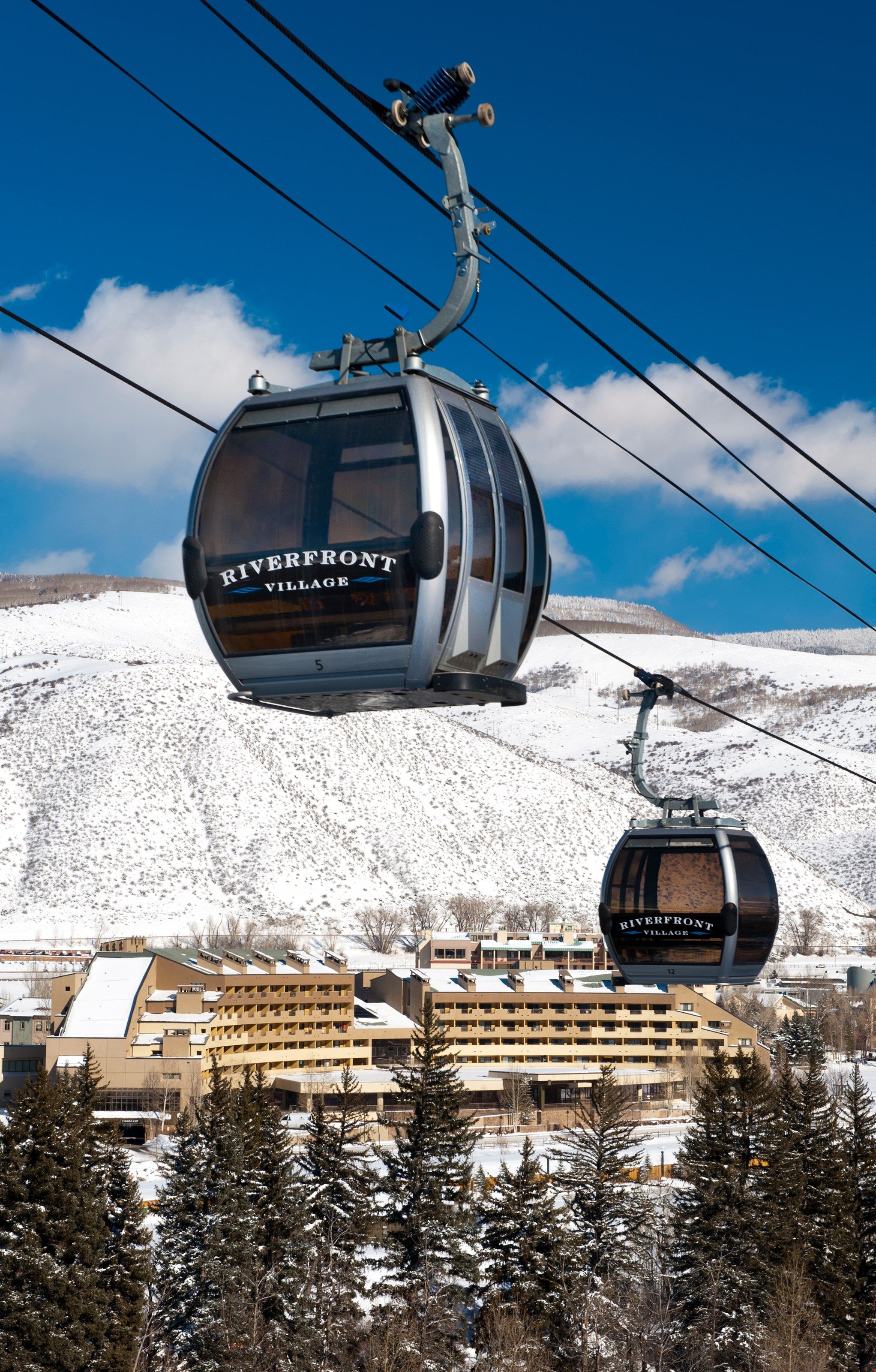 image The Riverfront Express Gondola provides a direct connection to the slopes of Beaver Creek.