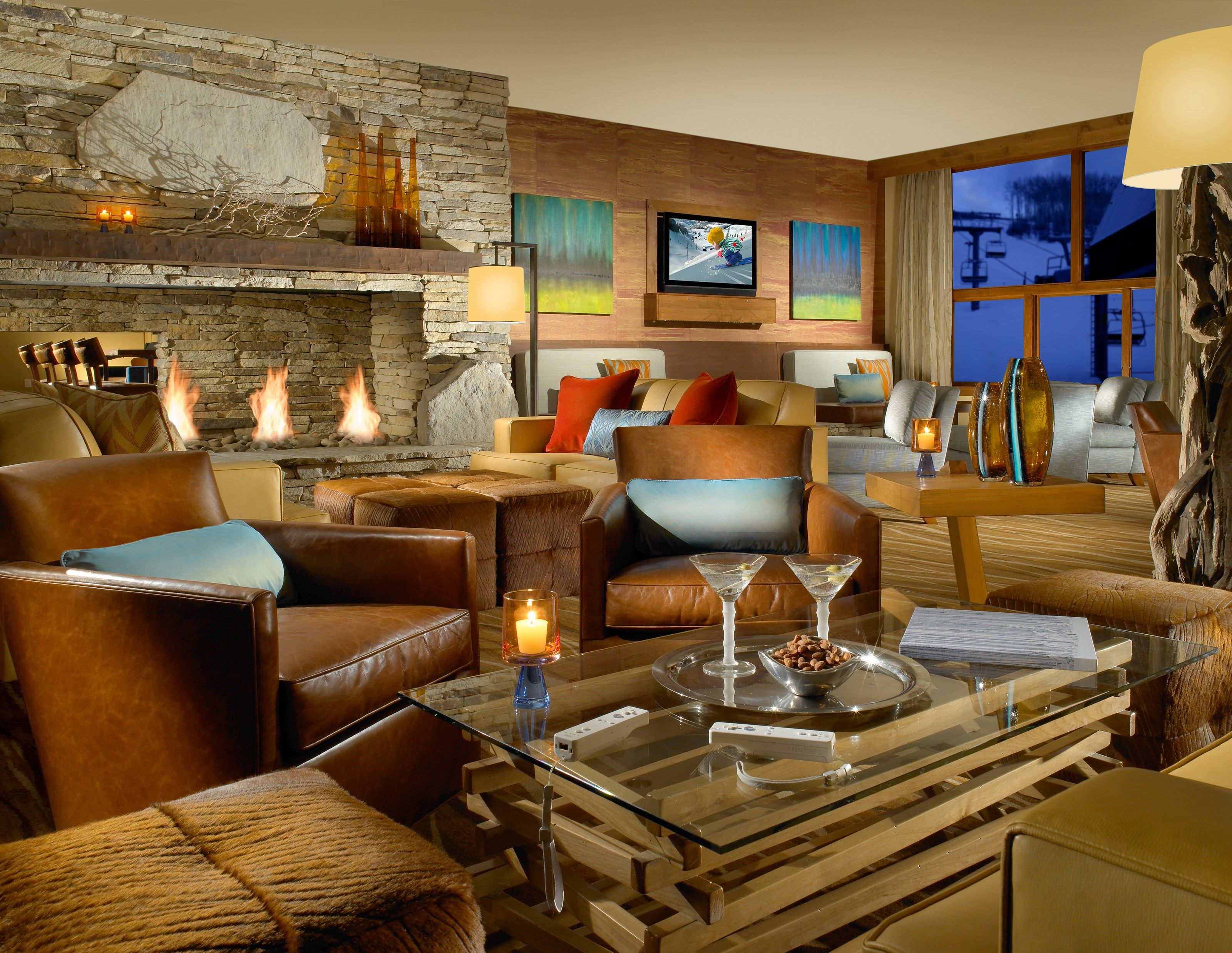 image Enjoy the stunning lobby area and meet guests from all over the world by the fire