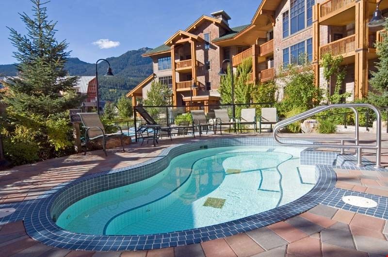 image Enjoy a dip in the outdoor pool while taking in the gorgeous surrounding views.