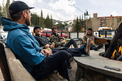 Relish the view and the brew in an alpine setting with a breath of fresh air.