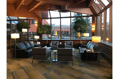 Relax in our modern guest lounge, where contemporary style meets homely warmth.