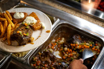 Dive into a lavish spread of fresh, flavorful options at Spencer's Buffet.