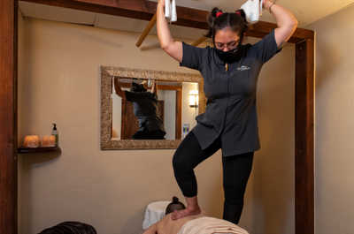 Experience the unique invigoration of a Thai massage, where expert hands guide your journey to tranquility.