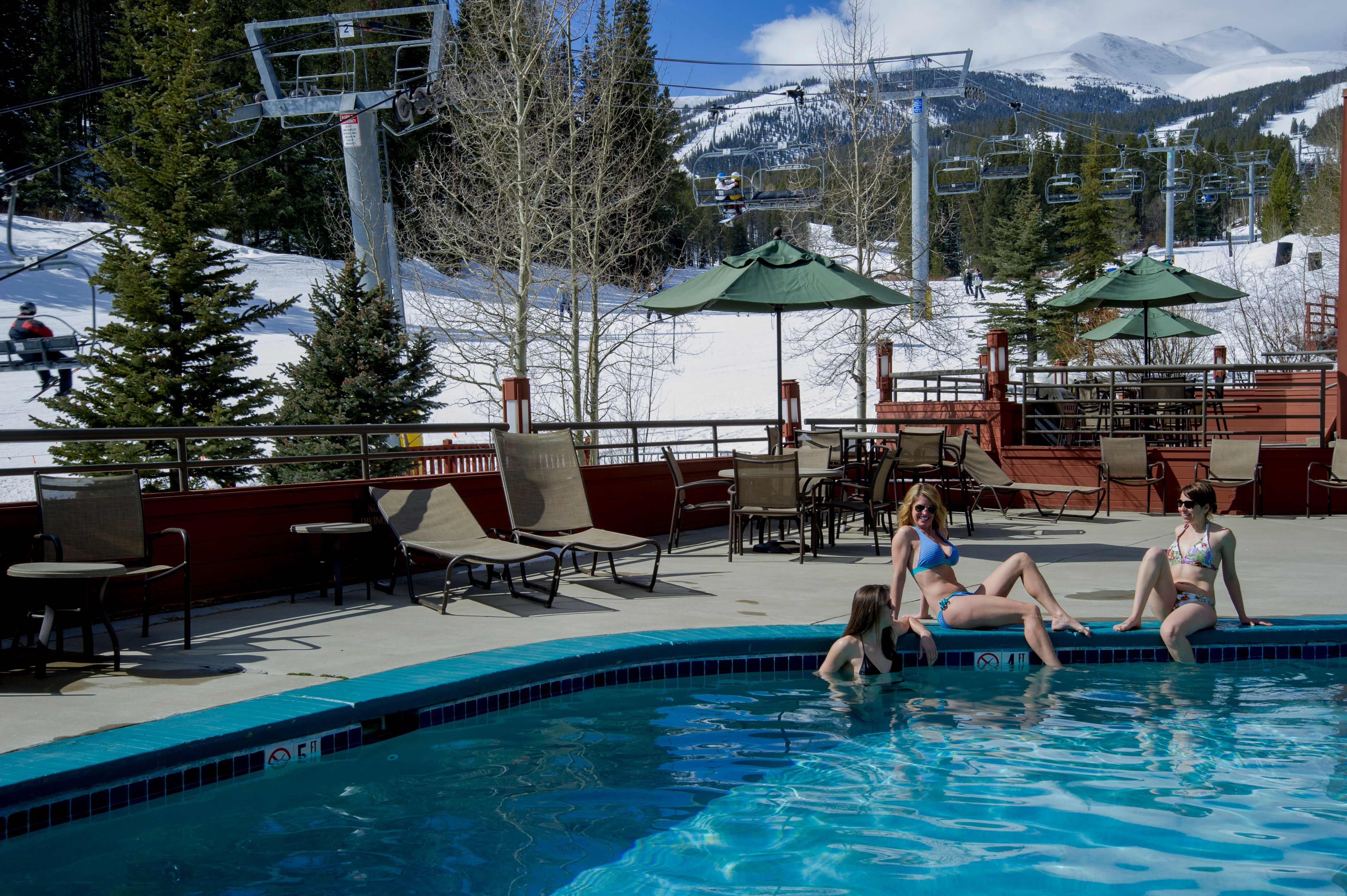 image Get some sun in the outdoor pool.