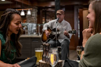 Enjoy an intimate dining experience with friends, where laughter and fine food meet.