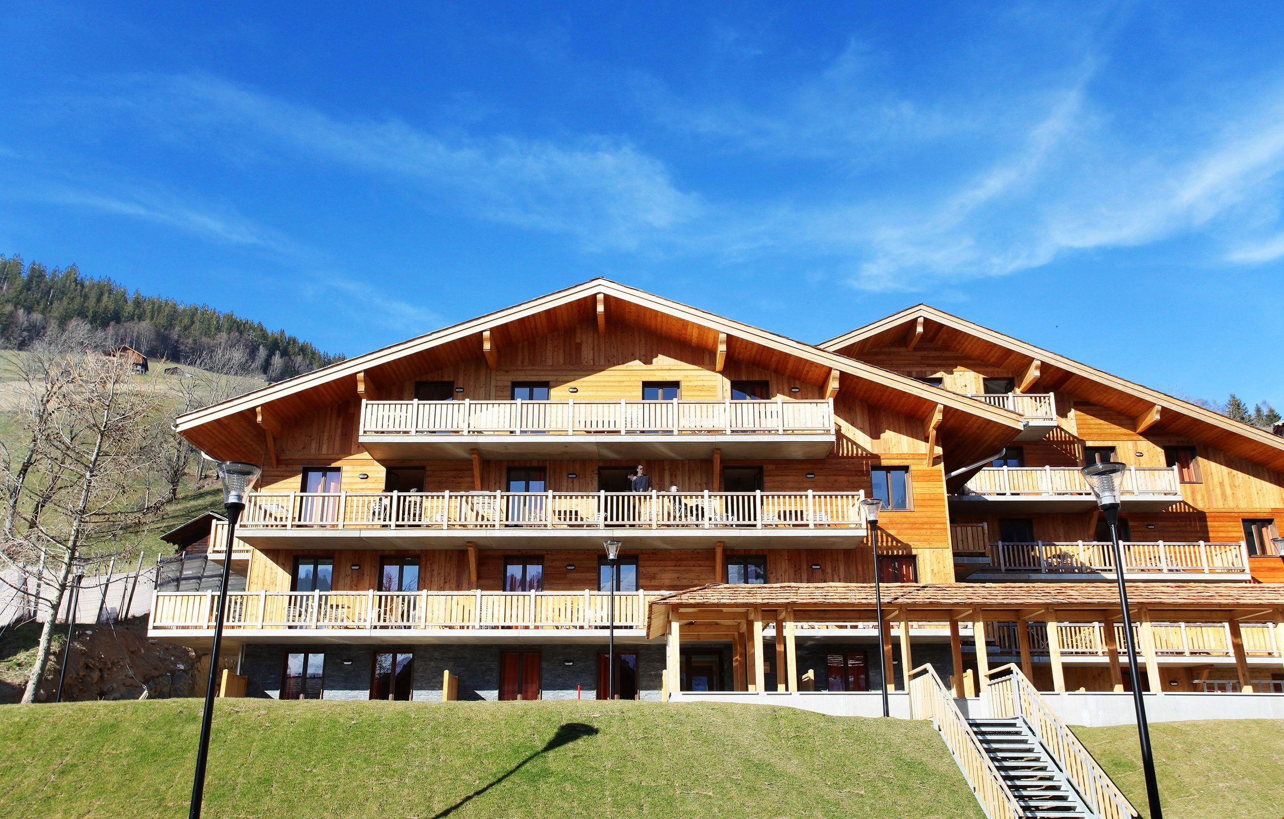 image The wood exterior gives this Residence a chalet vibe