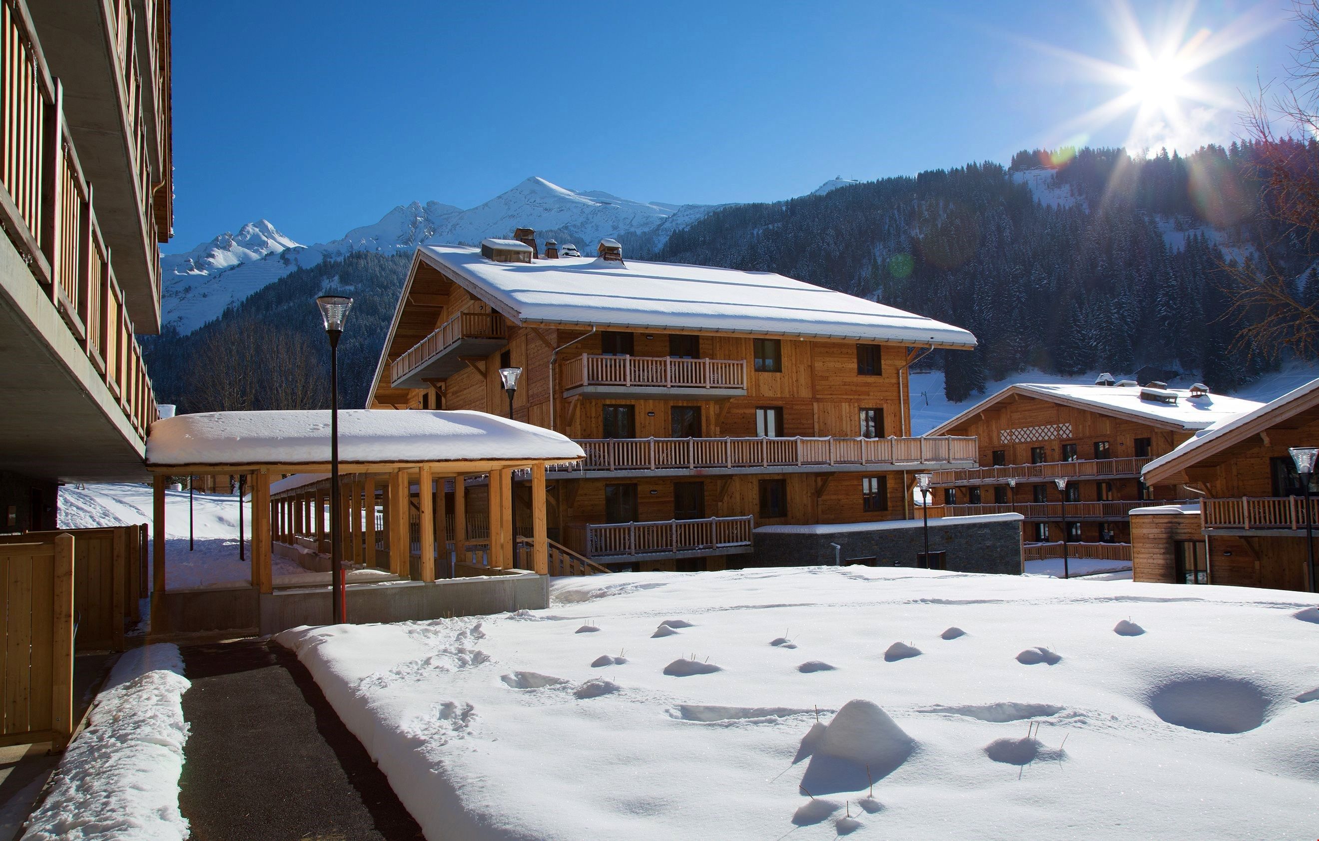 image The residence has been designed with a traditional chalet style architecture