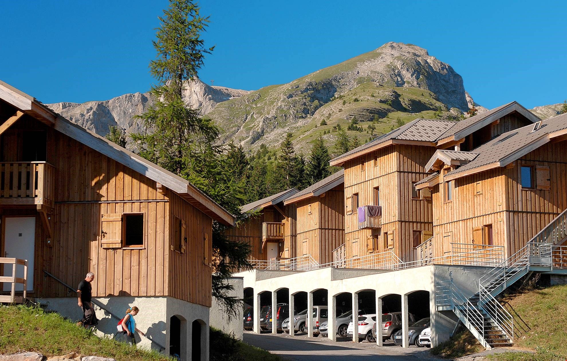 image Mountains and spruce trees surround the Residence