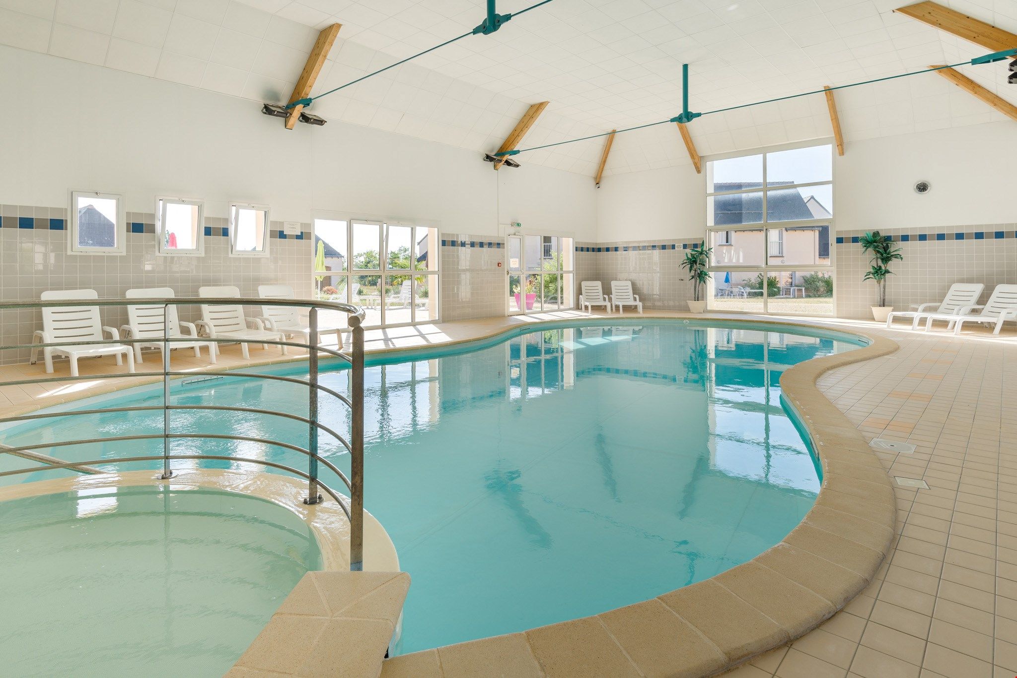 image Spend time in the indoor pool with your group.