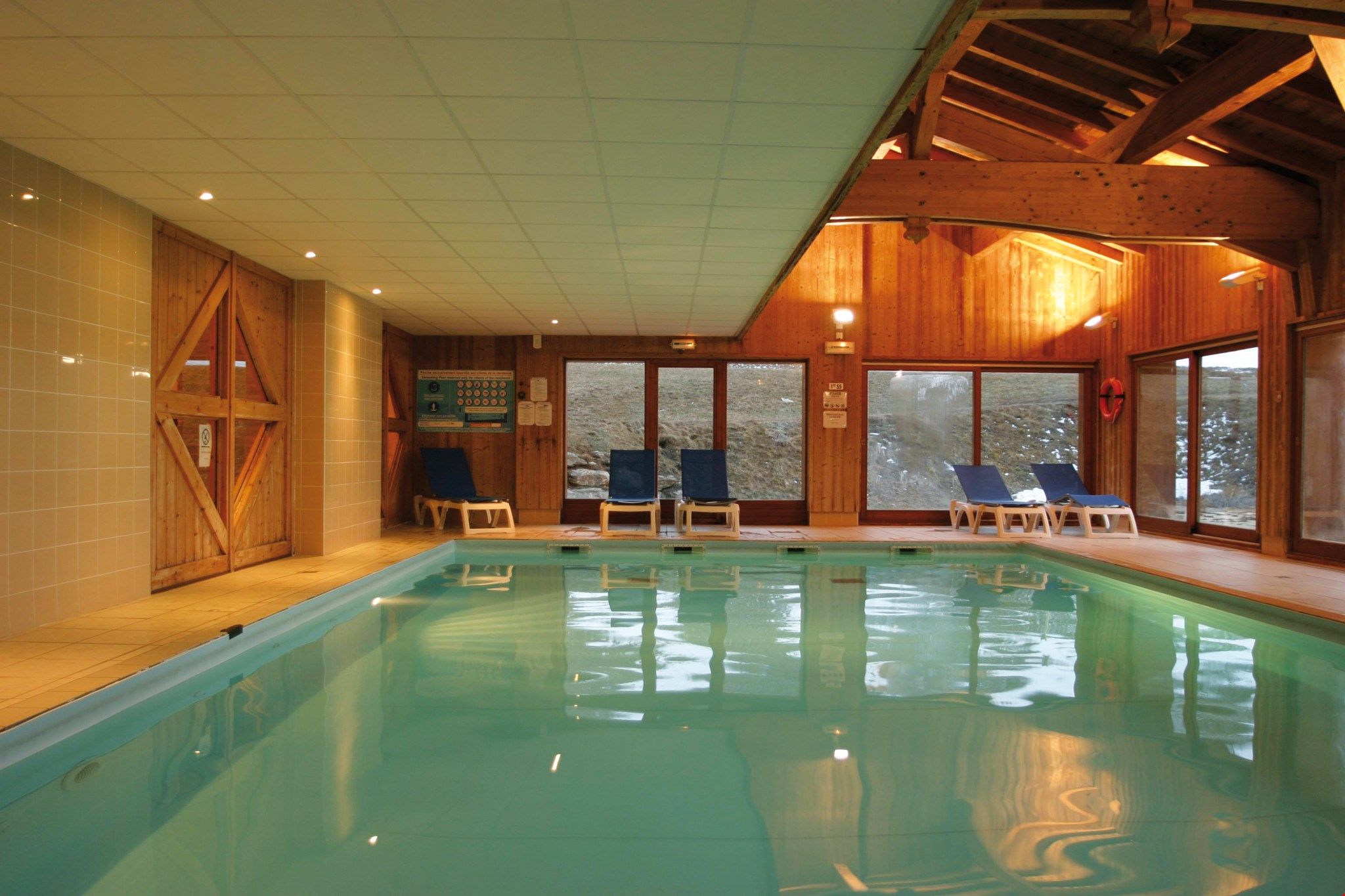 image Fancy a swim? Take a dip in the indoor pool.