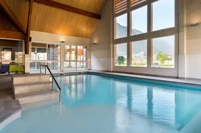Take a swim in the indoor swimming pool.