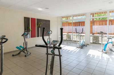 Keep up your fitness regime on the onsite gym.