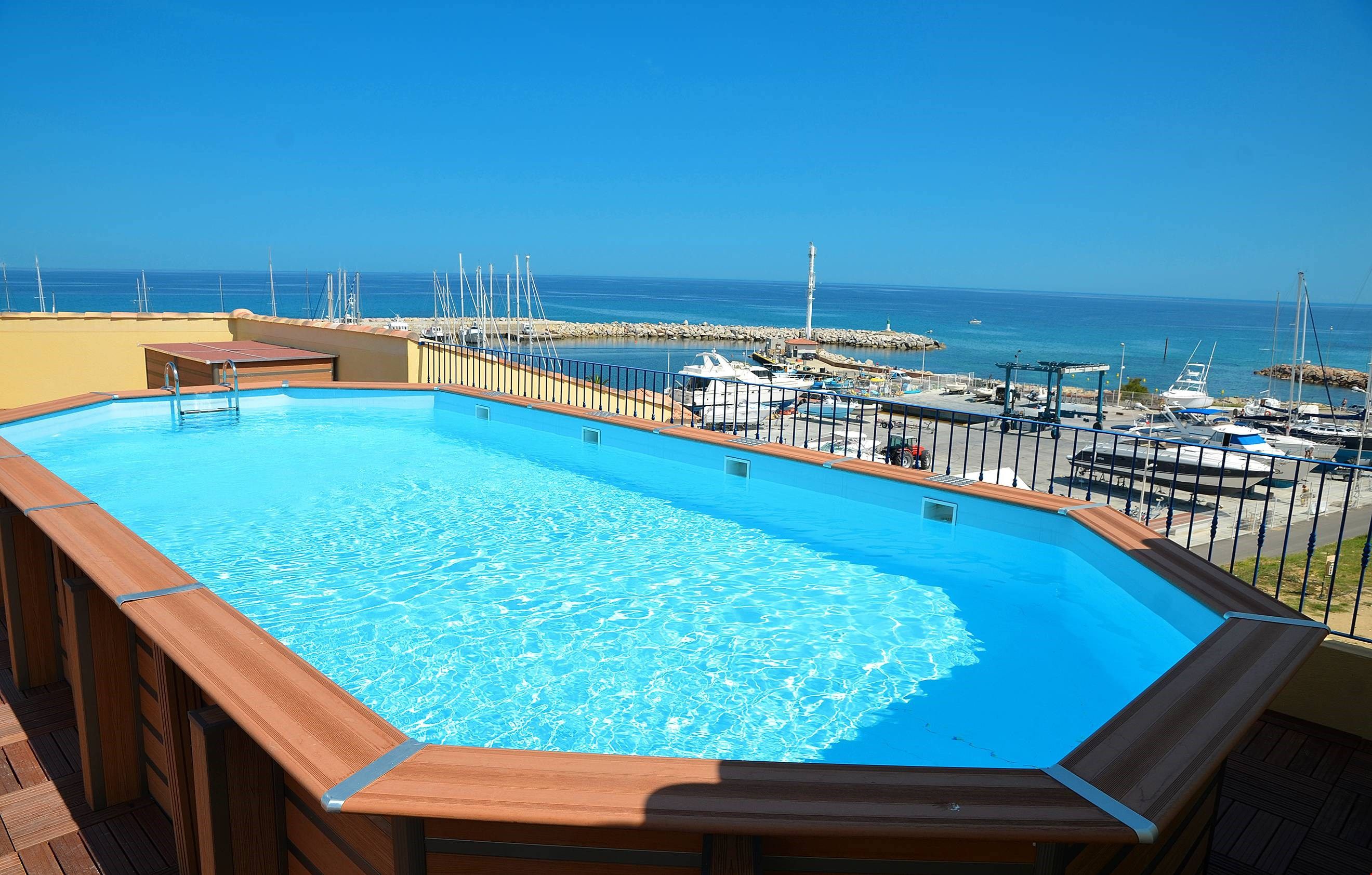 image The unbelievable rooftop pool is great for cooling off and enjoying spectacular views of the marina