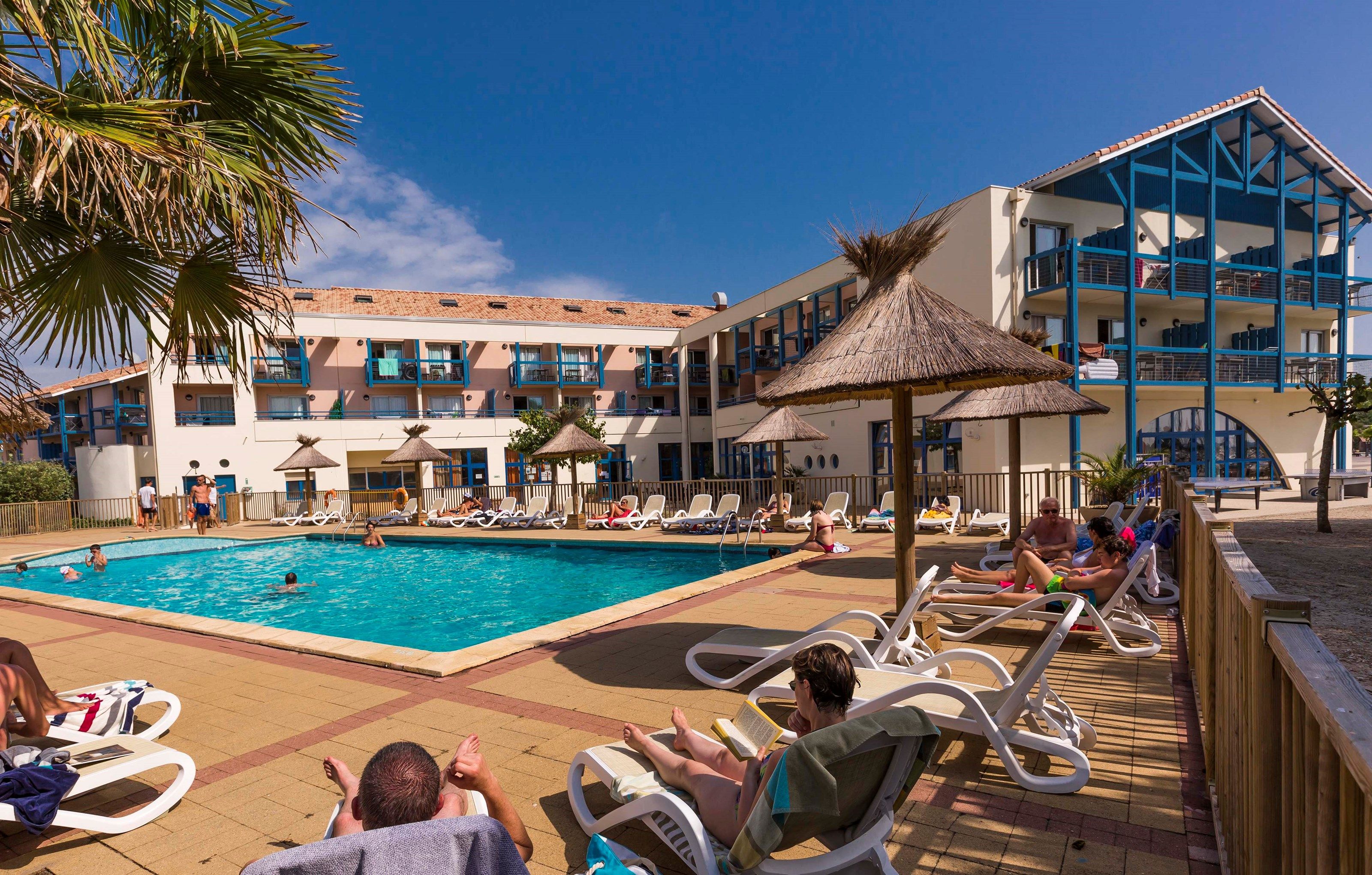 image Take a refreshing dip in the stunning outdoor pool