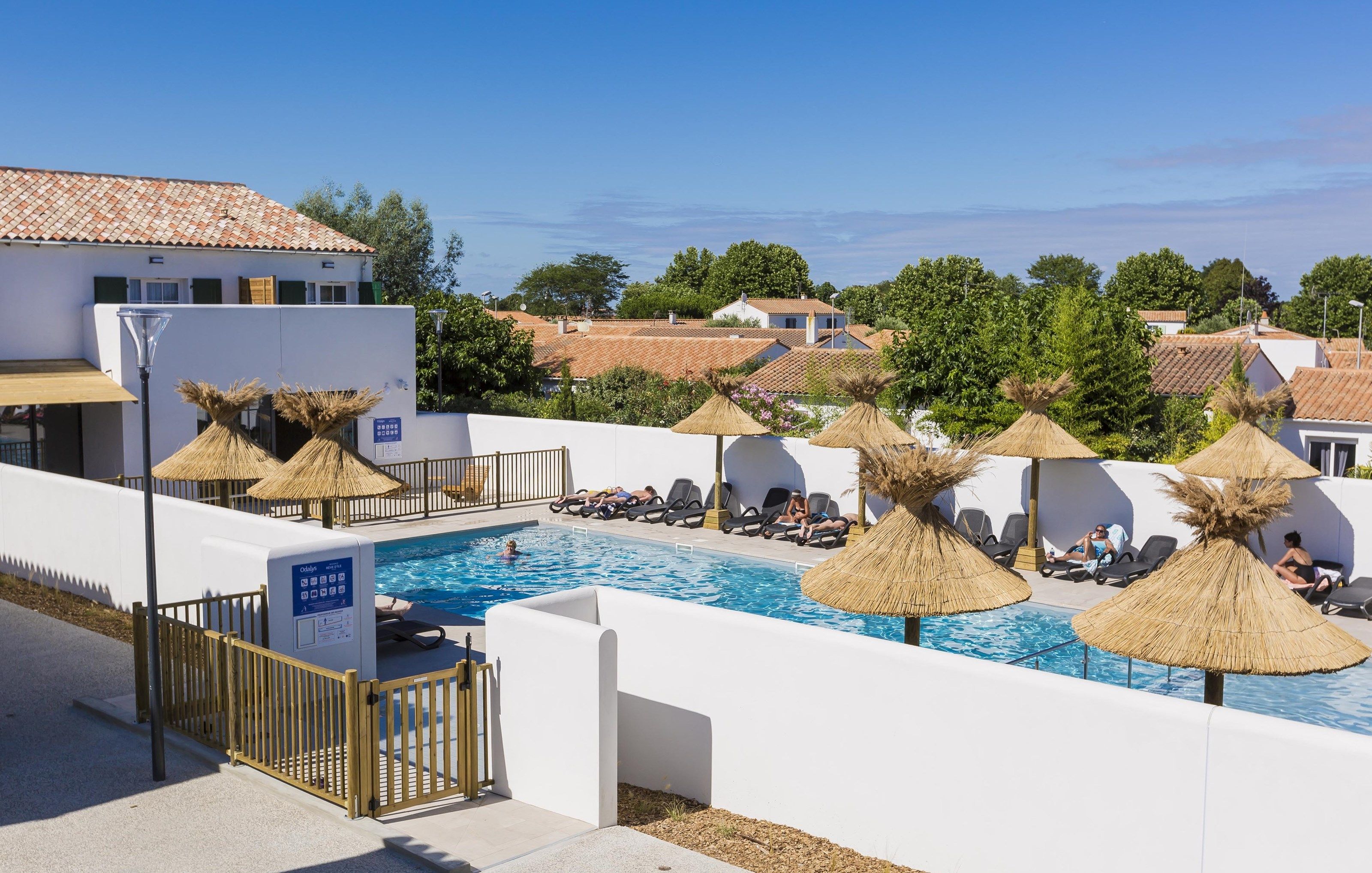 image Take in gorgeous views while lounging around the seasonal outdoor pool.