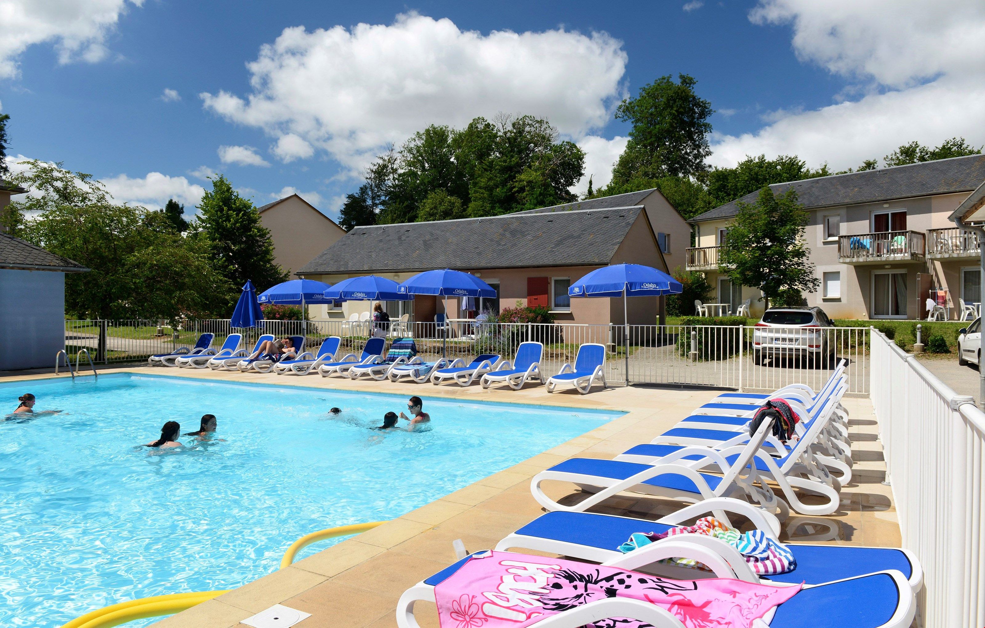 image Take a dip in the outdoor pool.