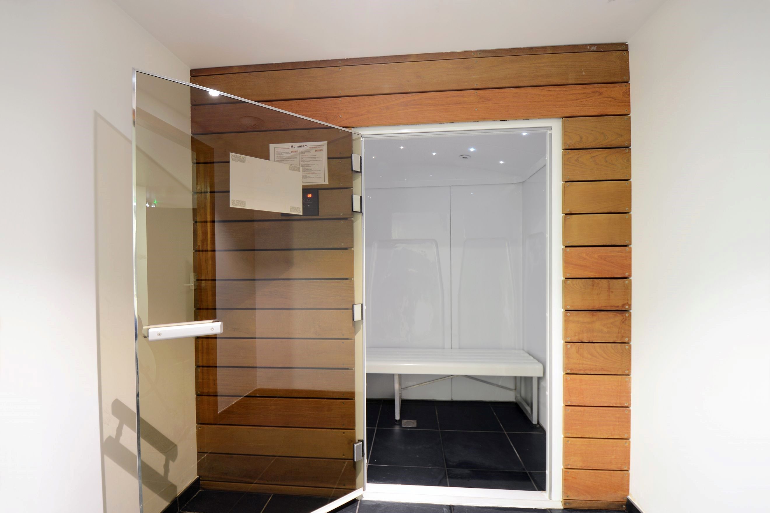 image Soothe your muscles in the on-site hammam.