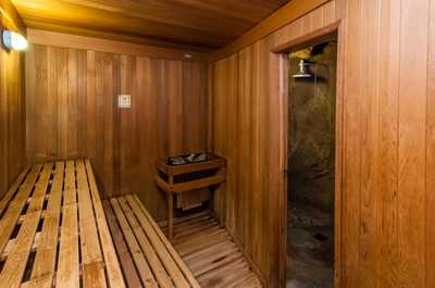 Warm up in the lovely sauna!