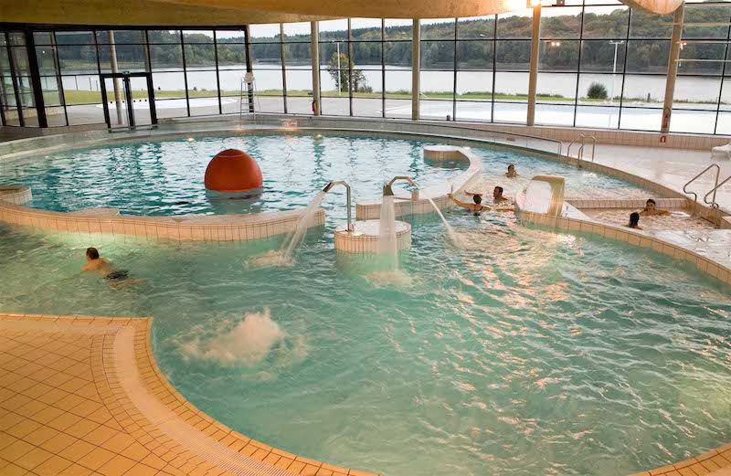 image Go for a swim in the shared indoor pool!