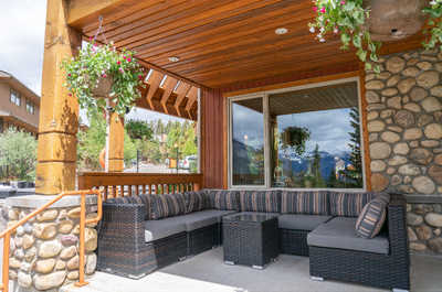 Charming rustic accommodations await you at Hidden Ridge Resort in Banff.